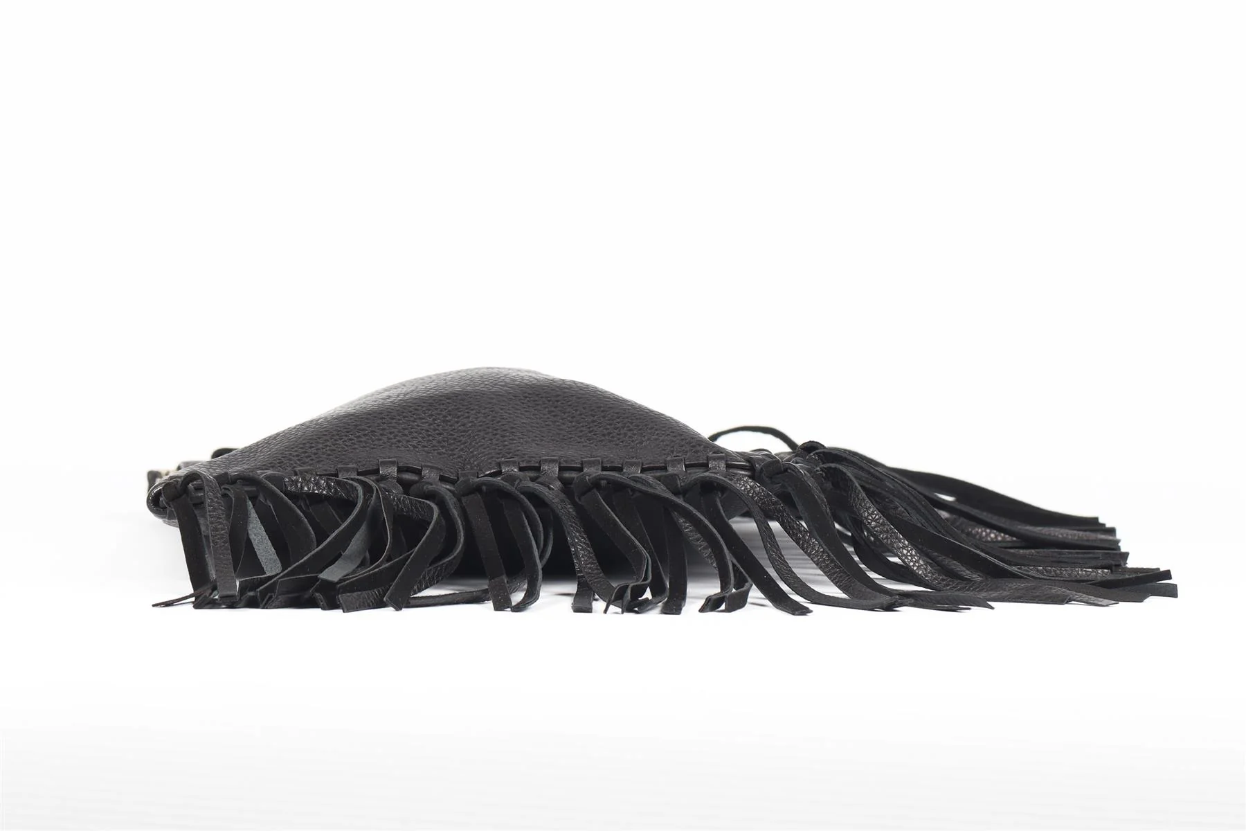 VALENTINO GARAVANI BLACK LEATHER CLUTCH - Image 4