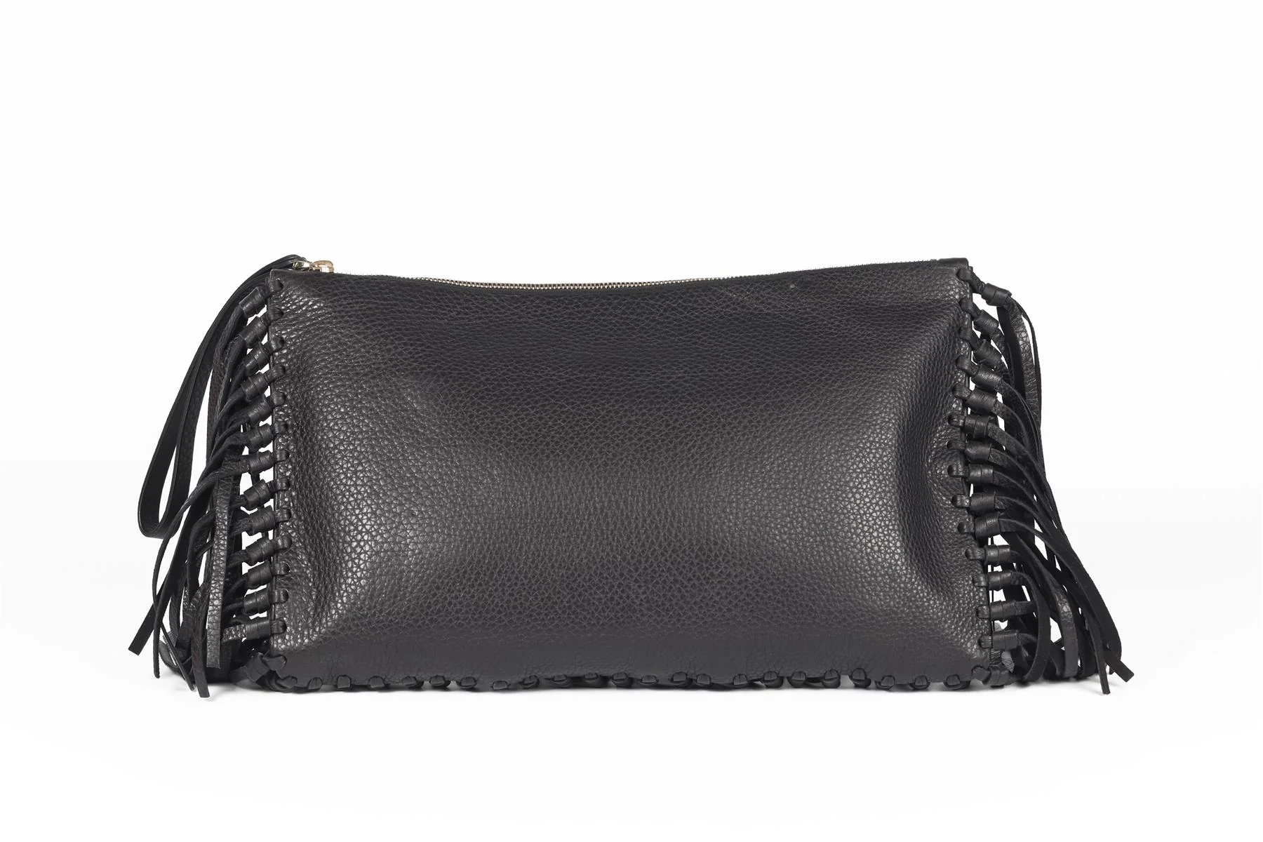 VALENTINO GARAVANI BLACK LEATHER CLUTCH - Image 6