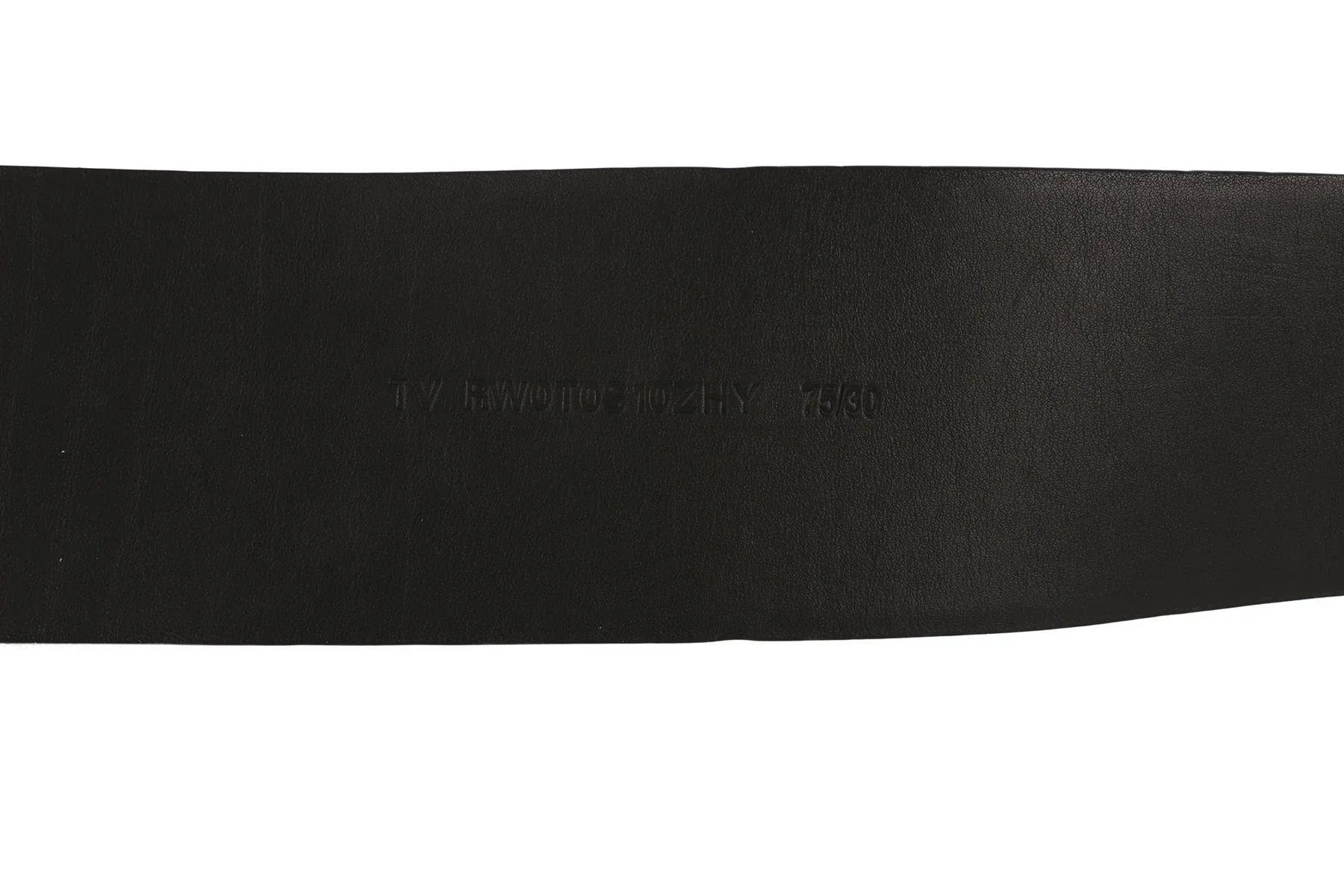 VALENTINO GARAVANI BLACK VLOGO LEATHER WAIST BELT 75CM - Image 5