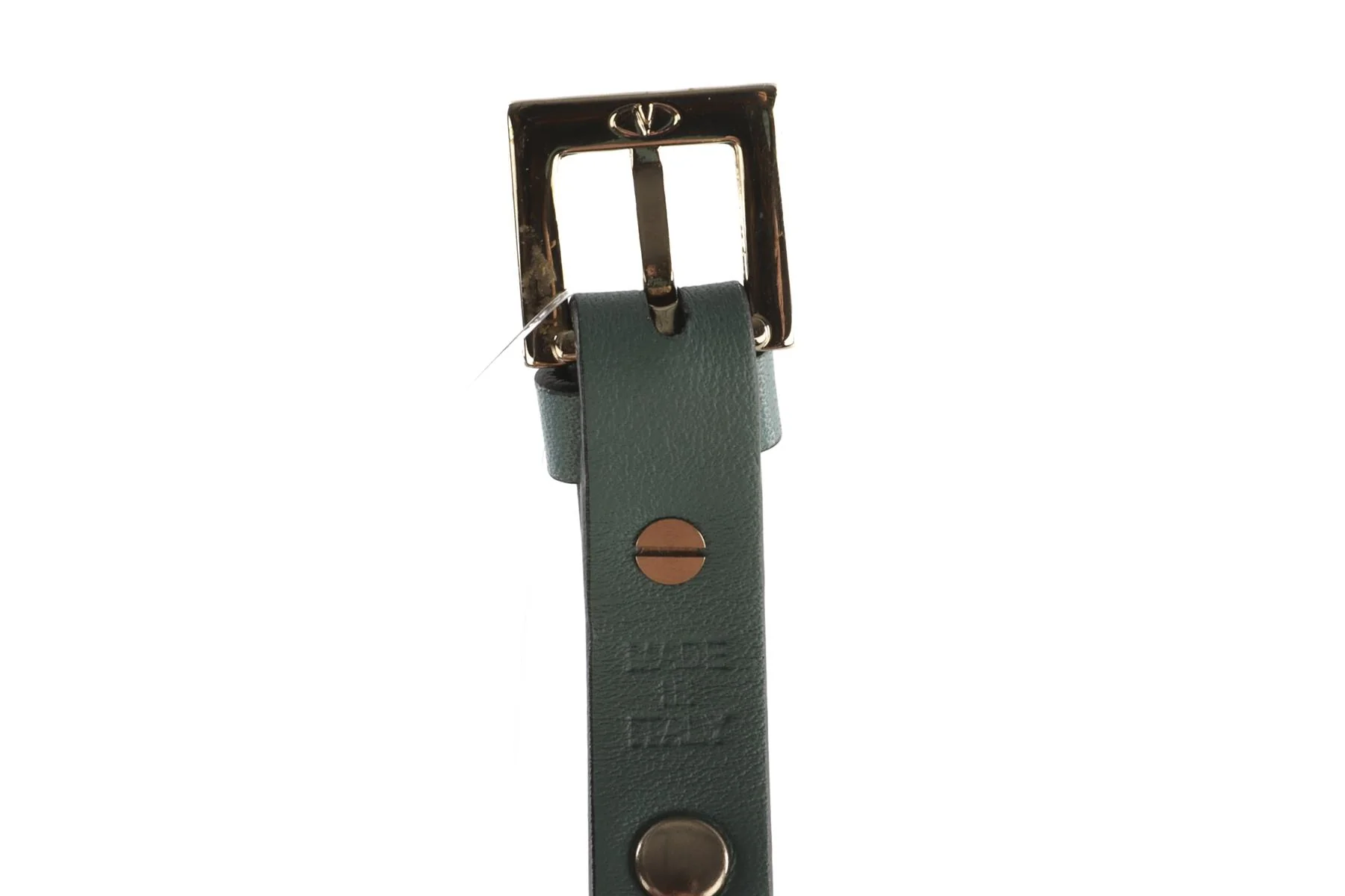 VALENTINO GARAVANI BLUE ROCKSTUD LEATHER BRACELET - Image 7