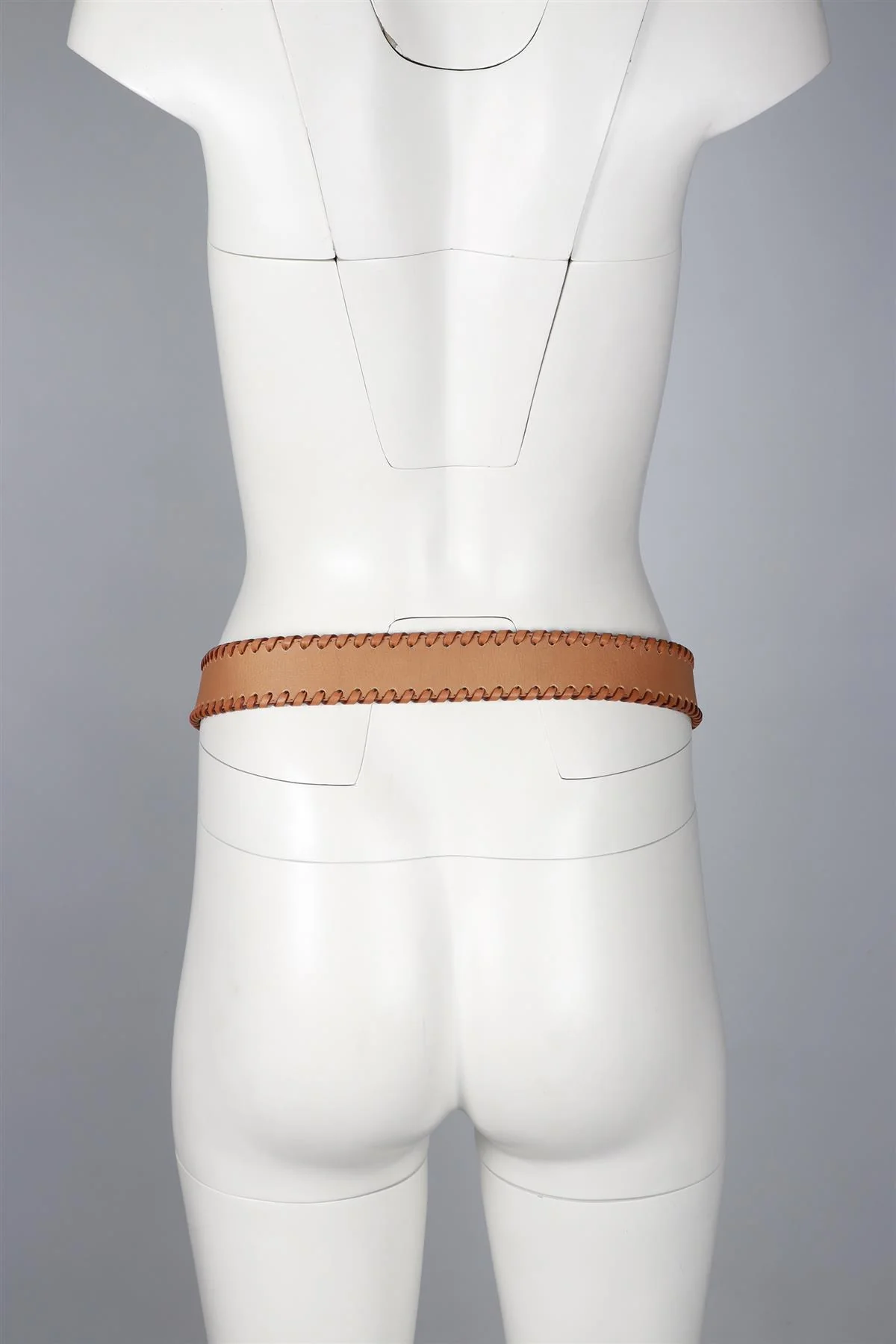VALENTINO GARAVANI BROWN BUTTERFLY LEATHER BELT 85 CM - Image 10