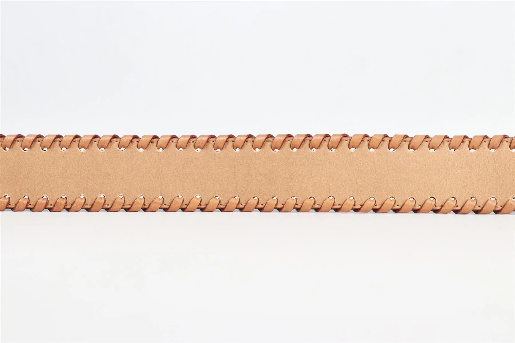 VALENTINO GARAVANI BROWN BUTTERFLY LEATHER BELT 85 CM - Image 14