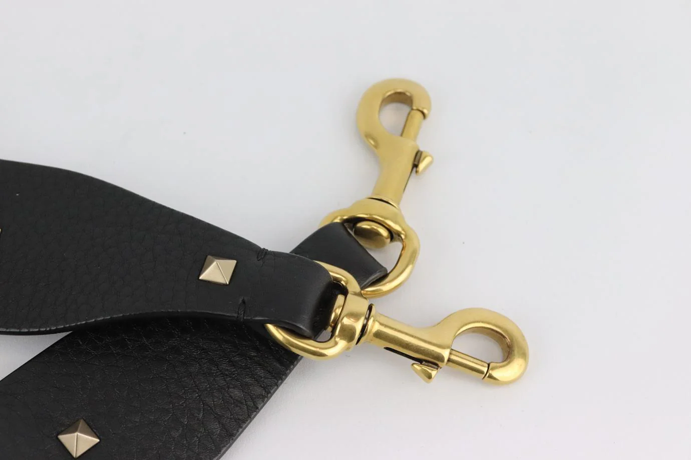 VALENTINO GARAVANI CUSTOMISED EMBROIDERED CANVAS AND LEATHER BAG STRAP - Image 5