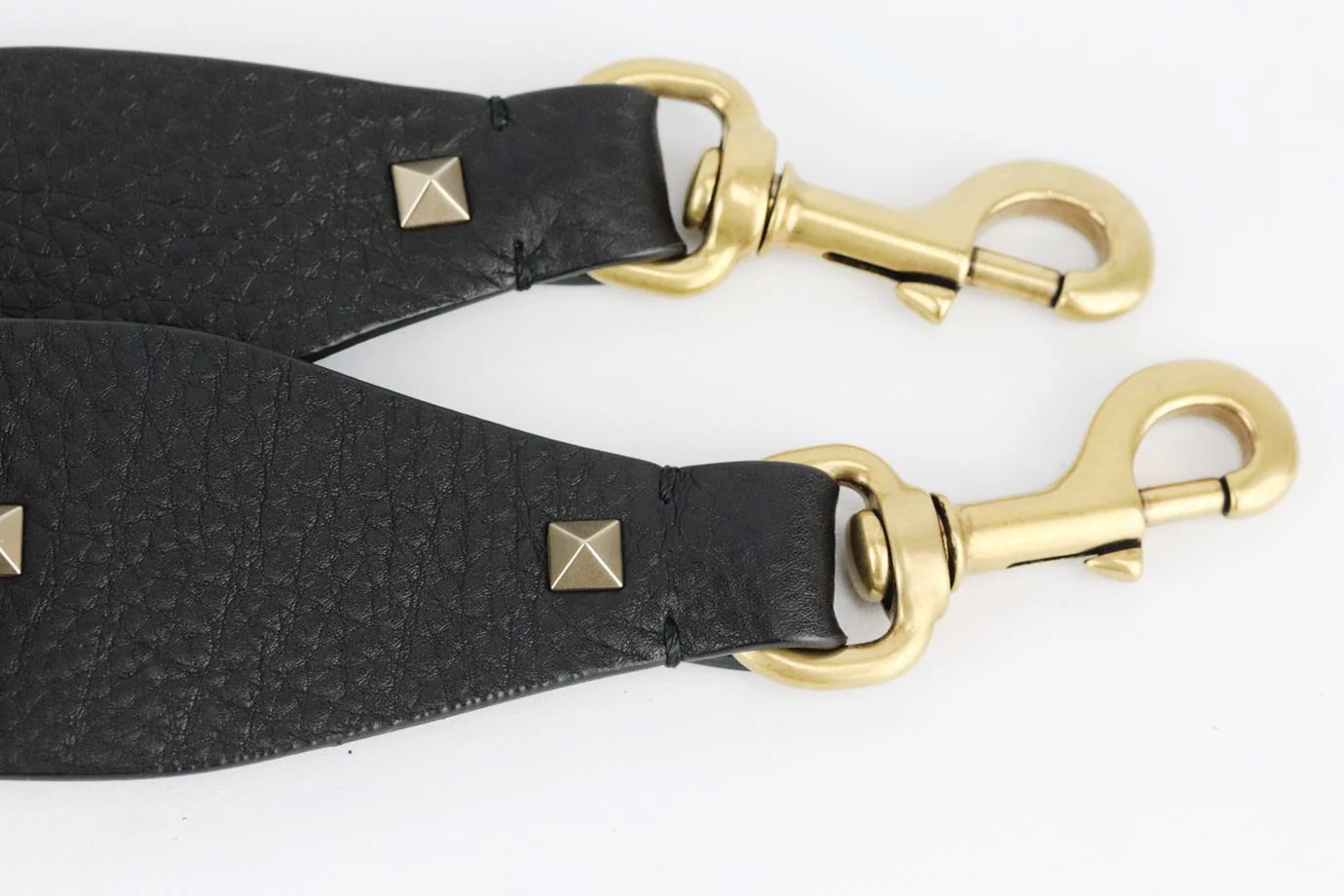 VALENTINO GARAVANI EMBROIDERED CANVAS AND LEATHER BAG STRAP - Image 5