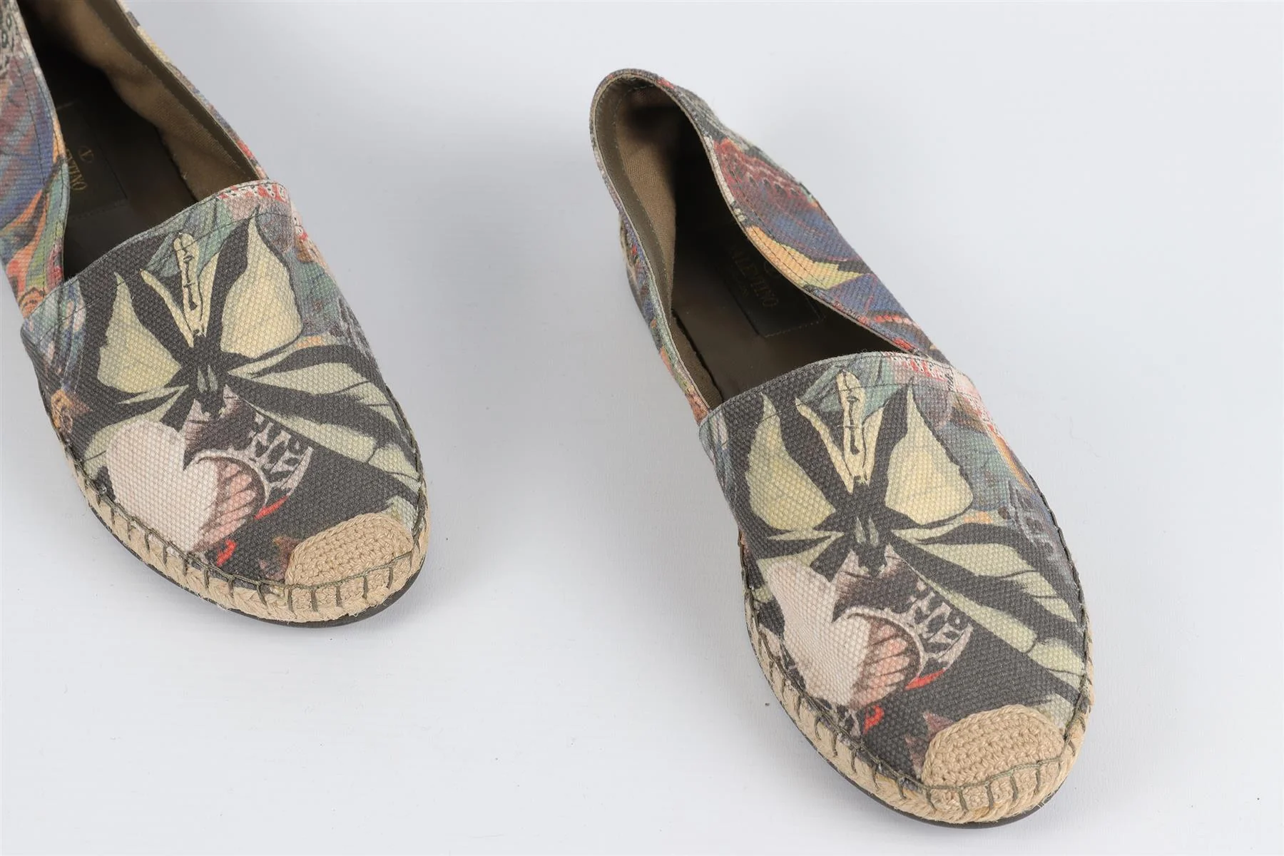 VALENTINO GARAVANI GREEN CANVAS ESPADRILLES EU 39 UK 6 US 9 - Image 4