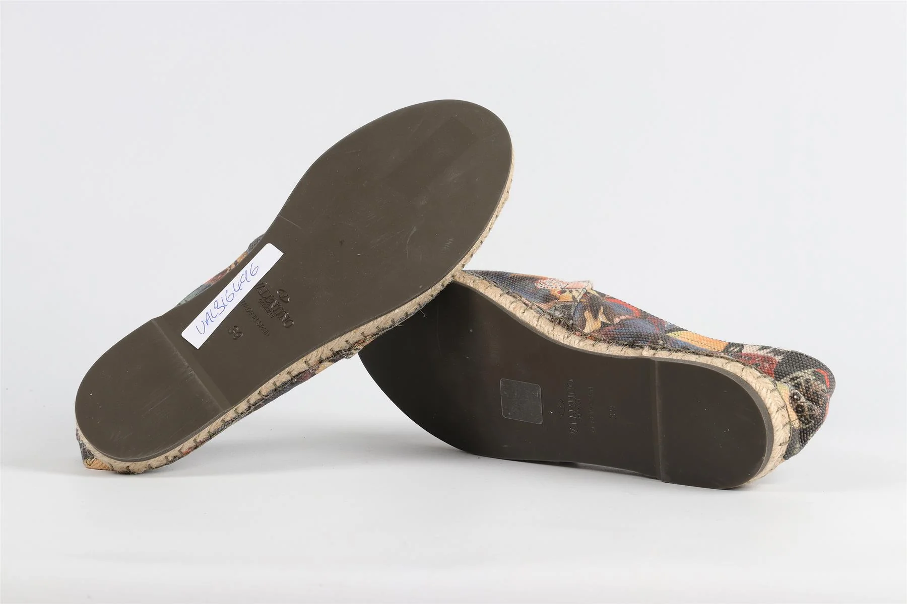 VALENTINO GARAVANI GREEN CANVAS ESPADRILLES EU 39 UK 6 US 9 - Image 6