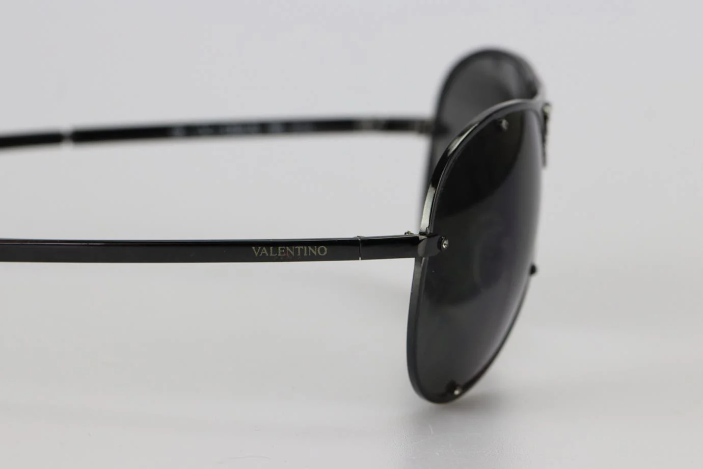 VALENTINO GARAVANI GUNMETAL TONE SUNGLASSES - Image 5