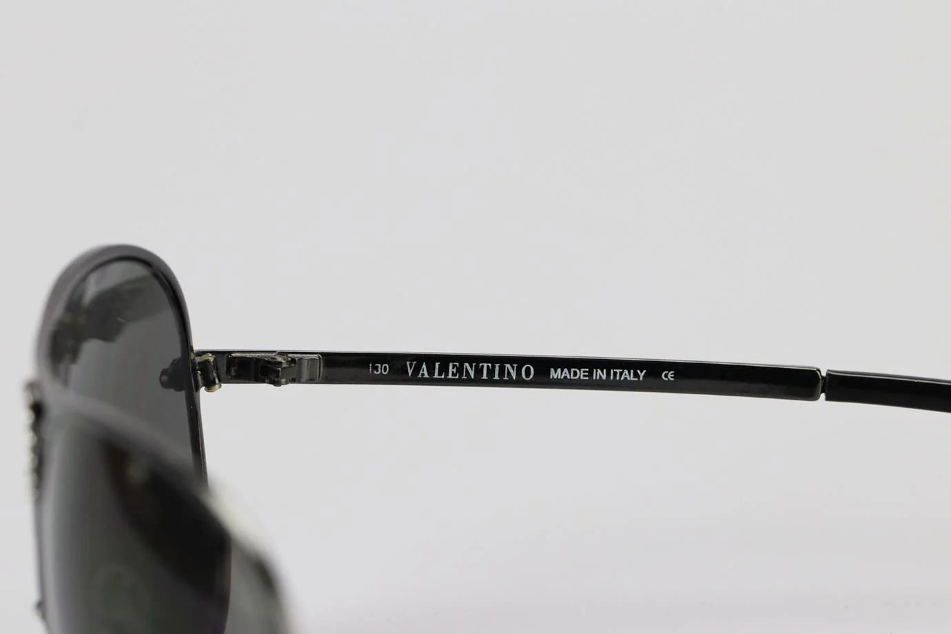 VALENTINO GARAVANI GUNMETAL TONE SUNGLASSES - Image 7