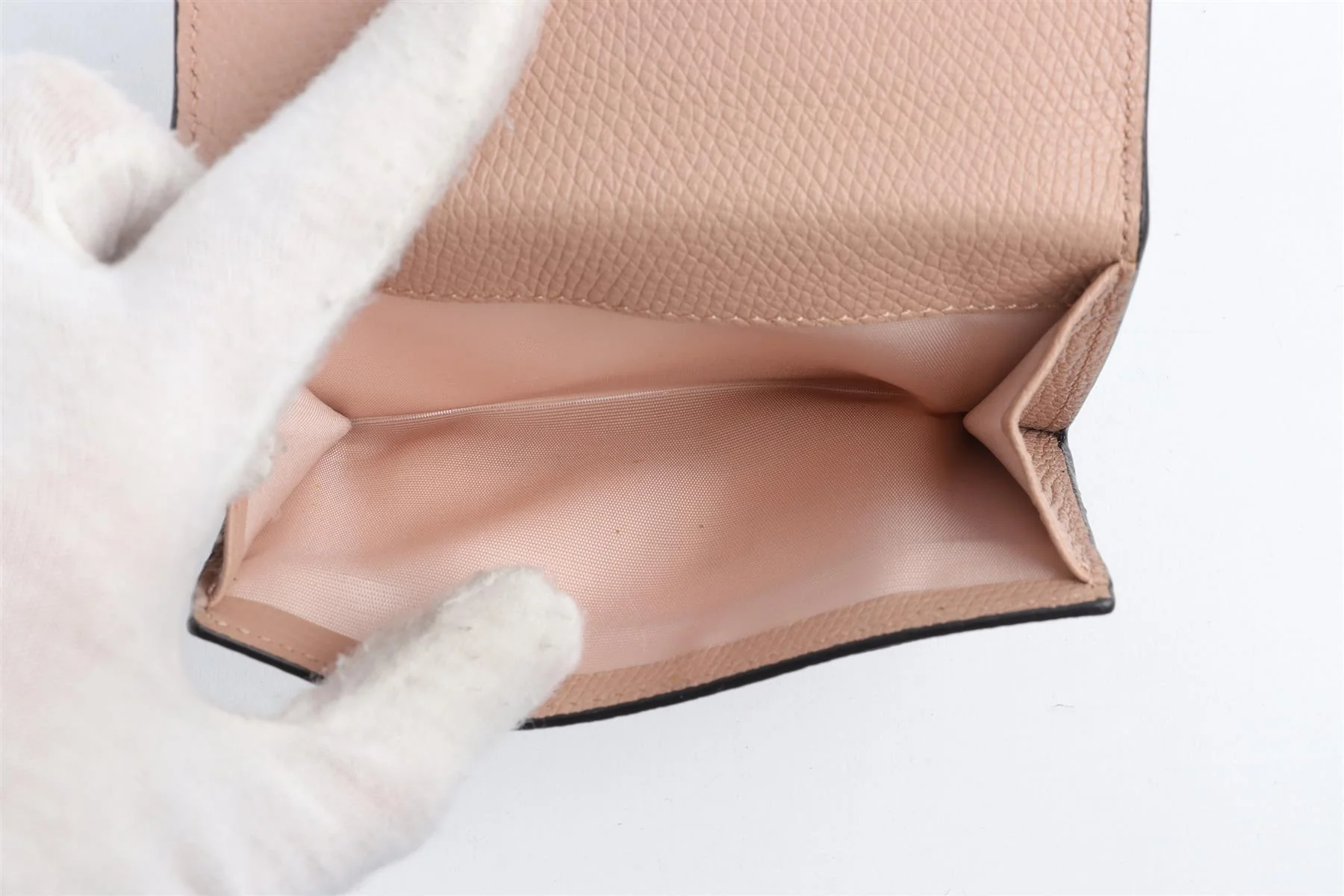 VALENTINO GARAVANI PINK VLOGO LEATHER WALLET - Image 5