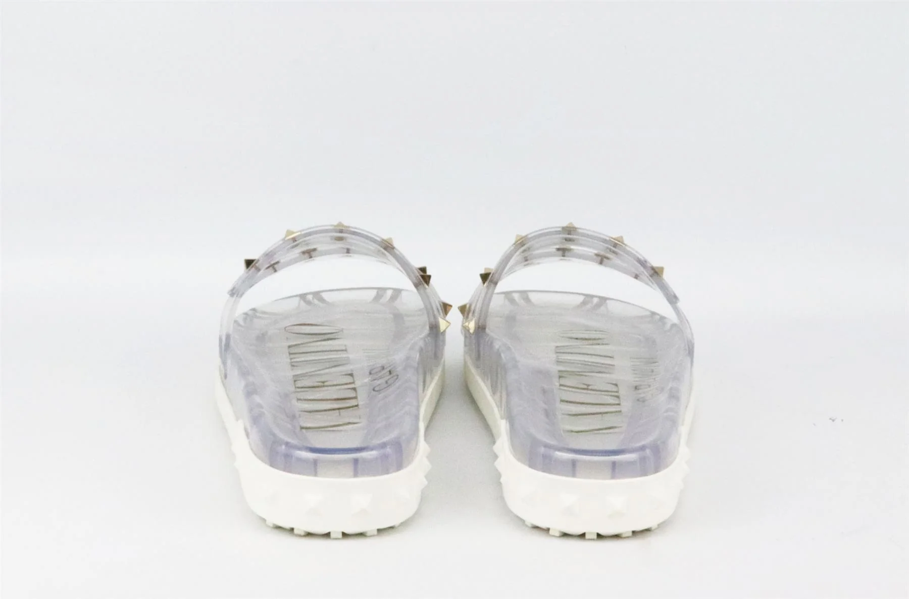 VALENTINO GARAVANI ROCKSTUDE RUBBER PLATFORM SLIDES EU 38 UK 5 US 8 - Image 4