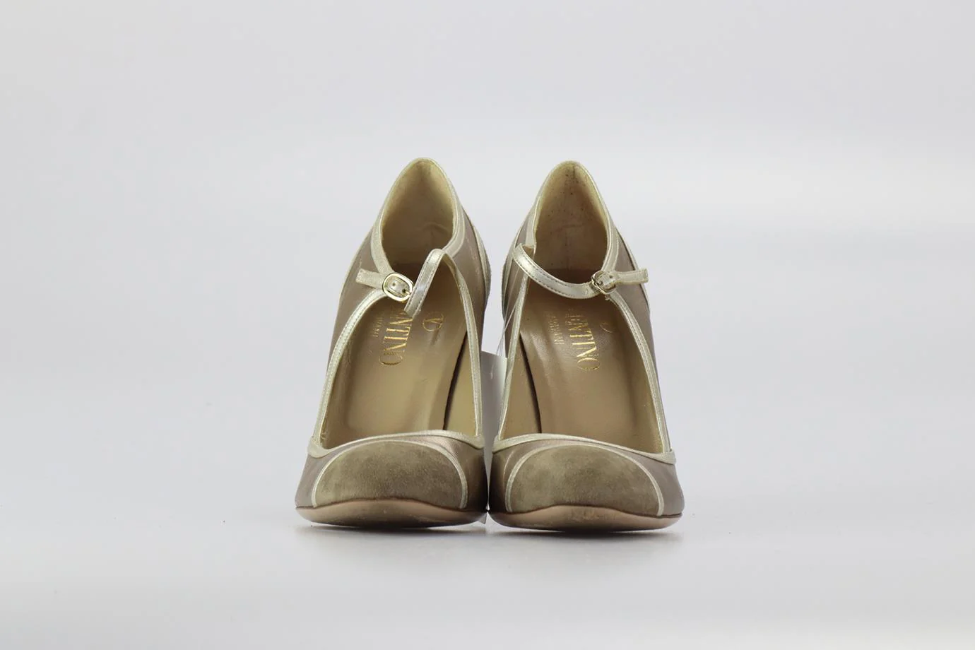 VALENTINO GARAVANI SUEDE AND LEATHER PUMPS EU 38 UK 5 US 8 - Image 3