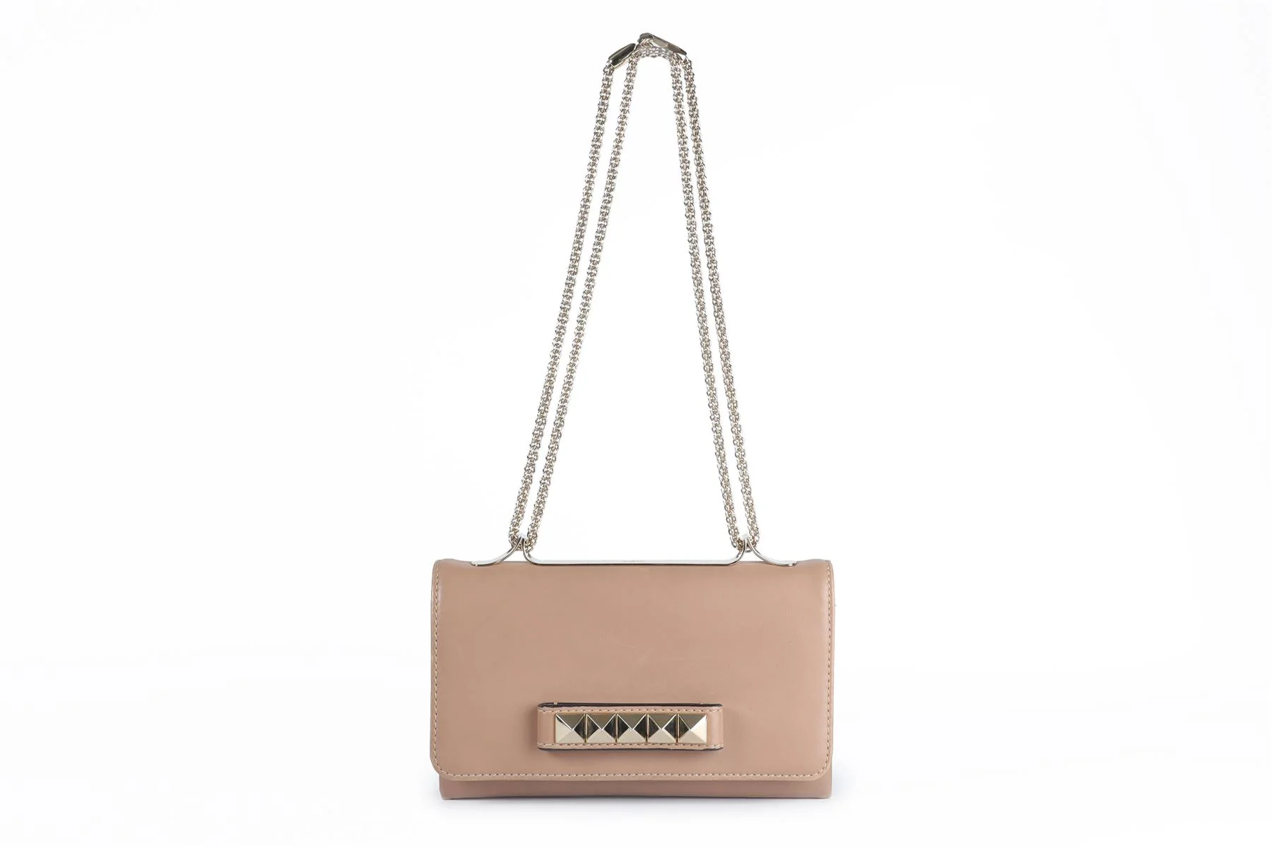 VALENTINO GARAVANI TAUPE VA VA VOOM LEATHER SHOULDER BAG - Image 3