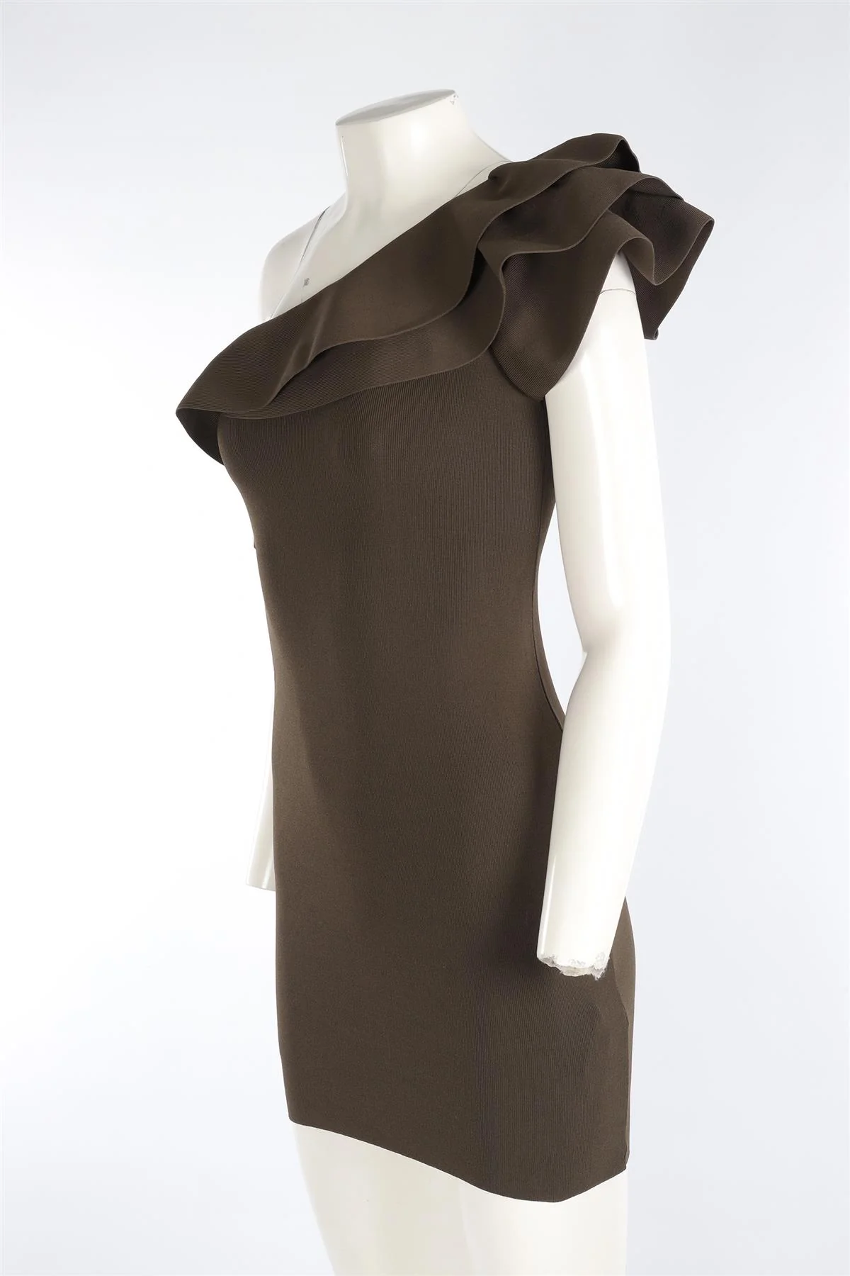 VALENTINO GREEN KNIT MINI DRESS XSMALL - Image 3
