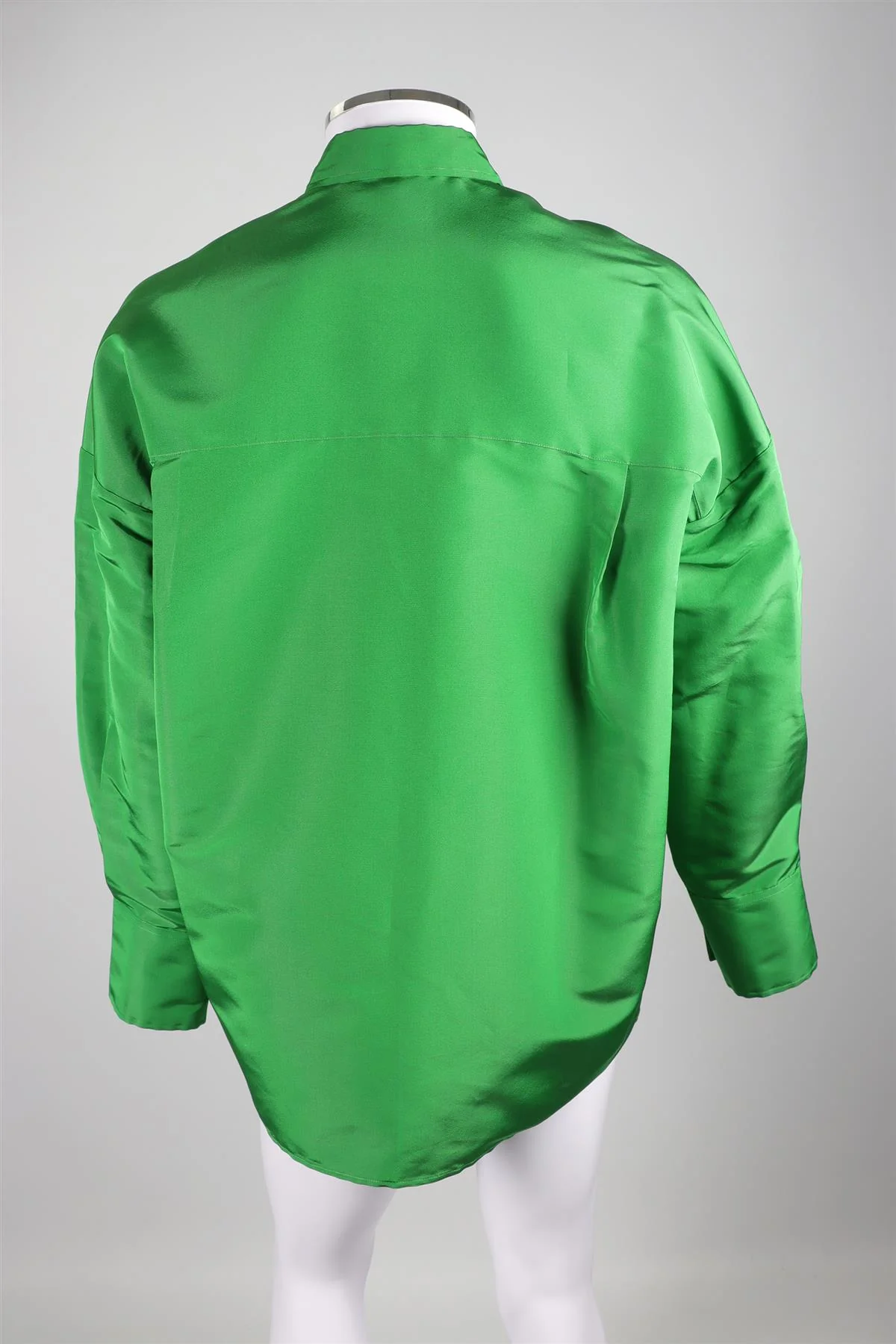 VALENTINO GREEN MEN'S SILK SHIRT IT 48 UK 38 - Image 4