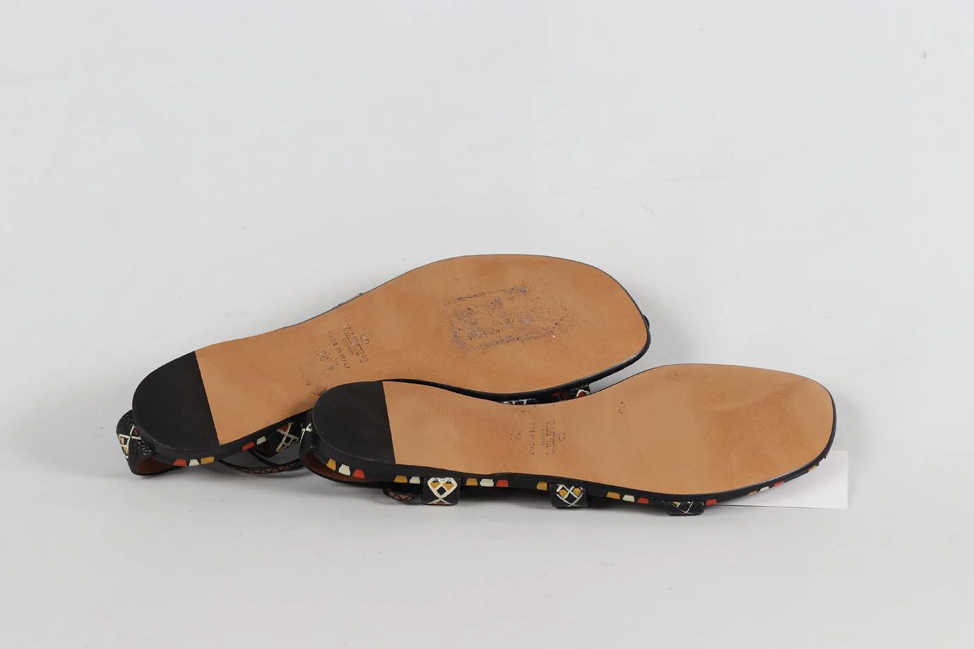 VALENTINO LACE UP LEATHER SANDALS EU 38 UK 5 US 8 - Image 5
