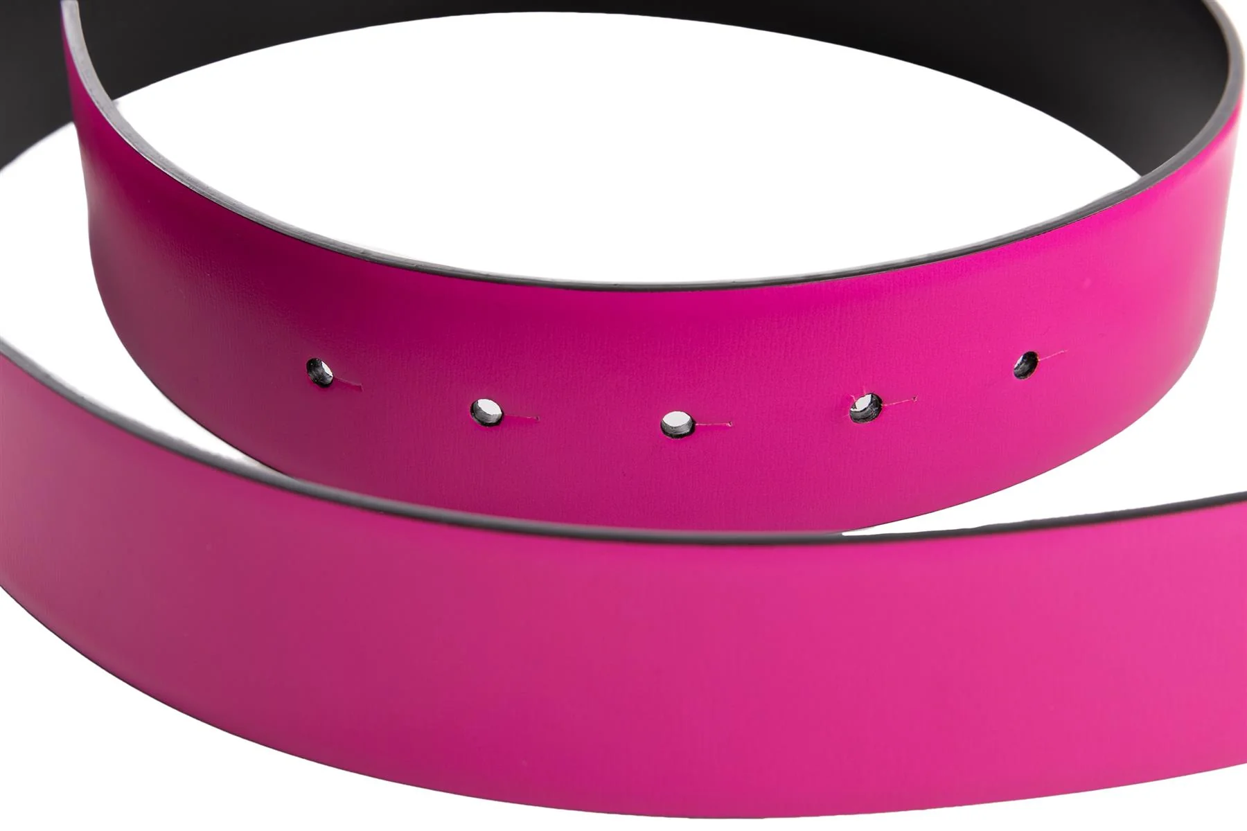 VALENTINO PINK VLOGO LEATHER WAIST BELT 90CM - Image 4