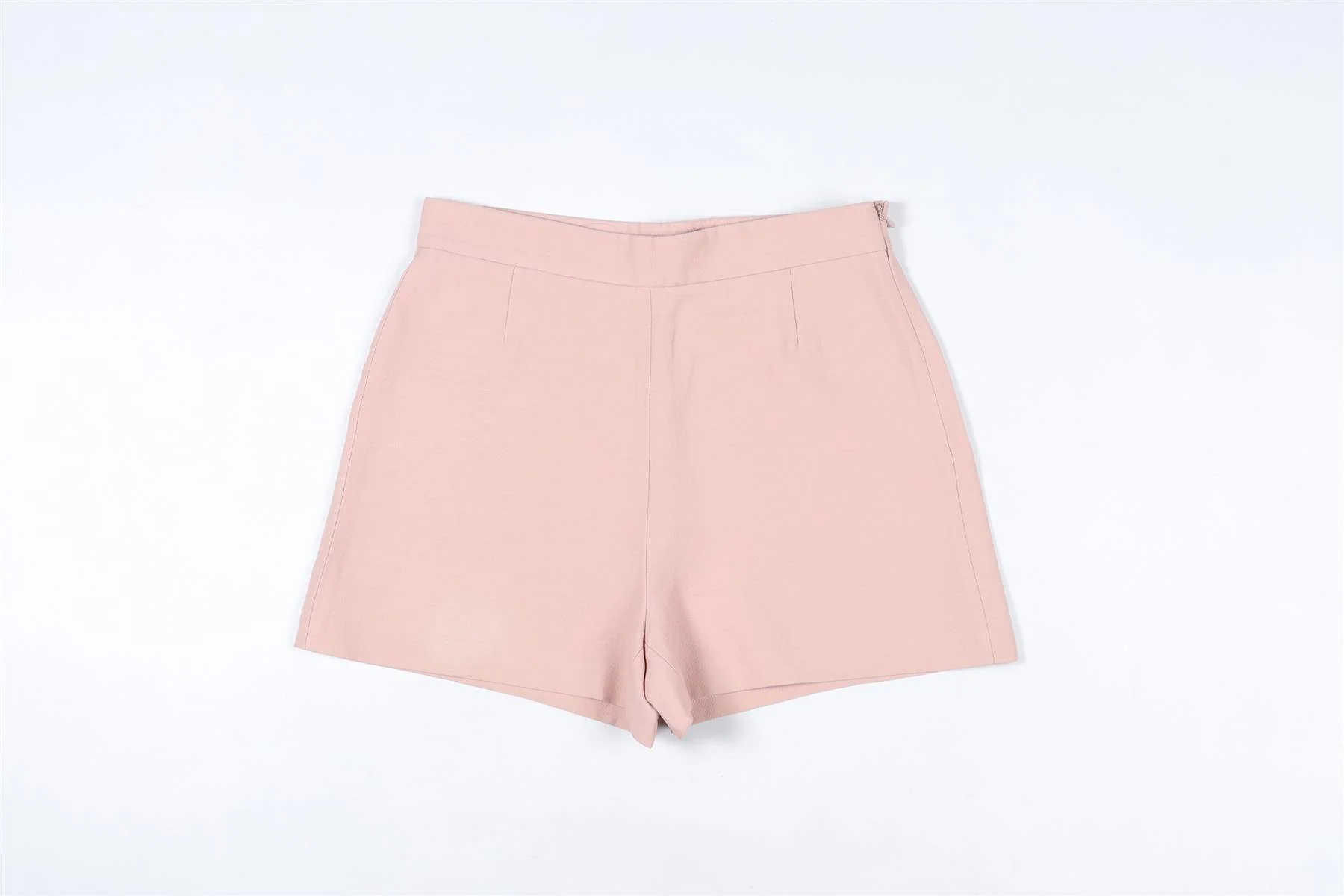 VALENTINO PINK WOOL SHORTS SMALL - Image 2