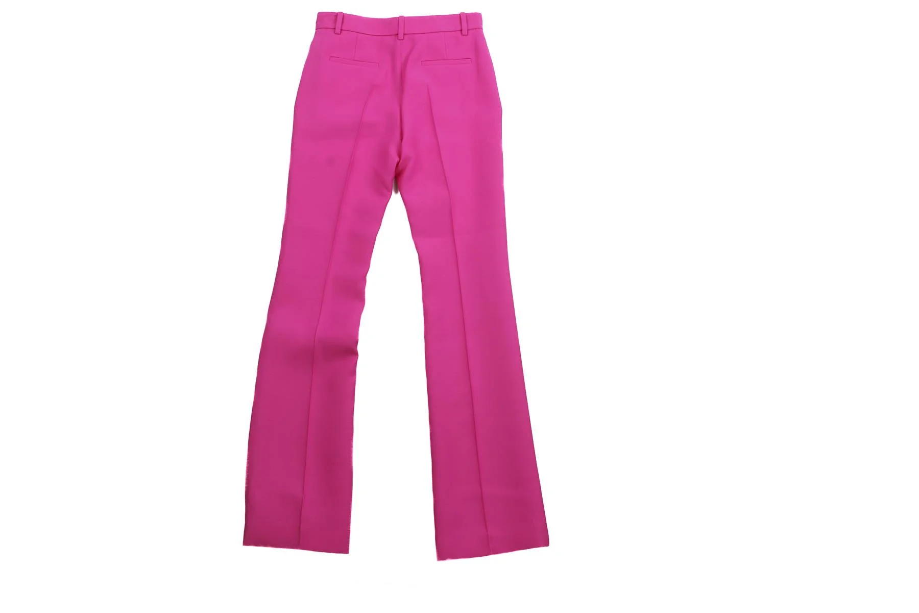 VALENTINO PINK WOOL STRAIGHT LEG PANTS IT 38 UK 6 - Image 4