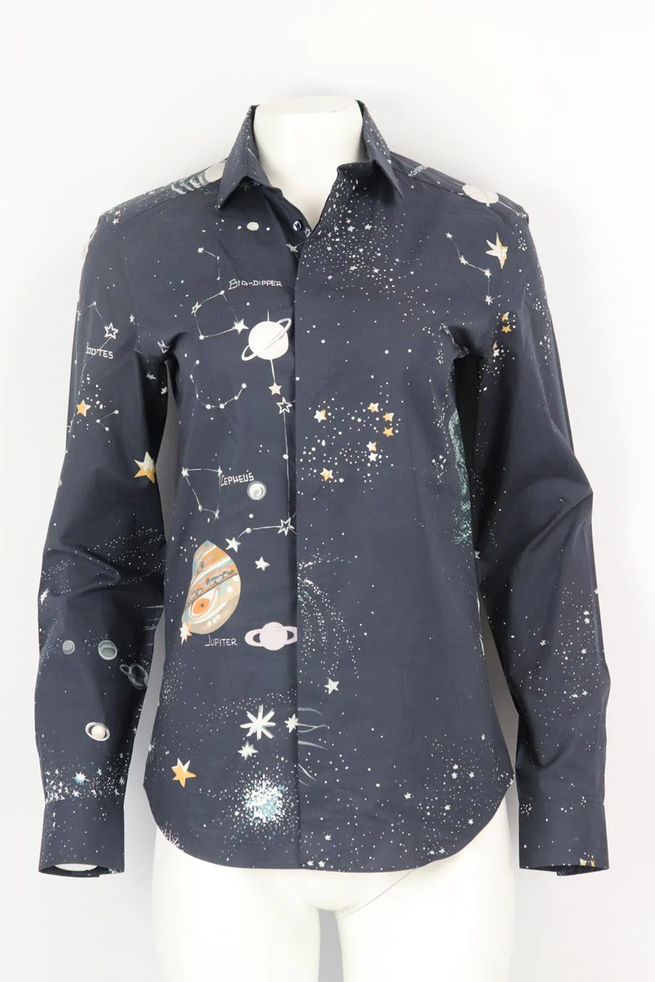 VALENTINO PRINTED COTTON SHIRT IT 38 UK 6 - Image 2