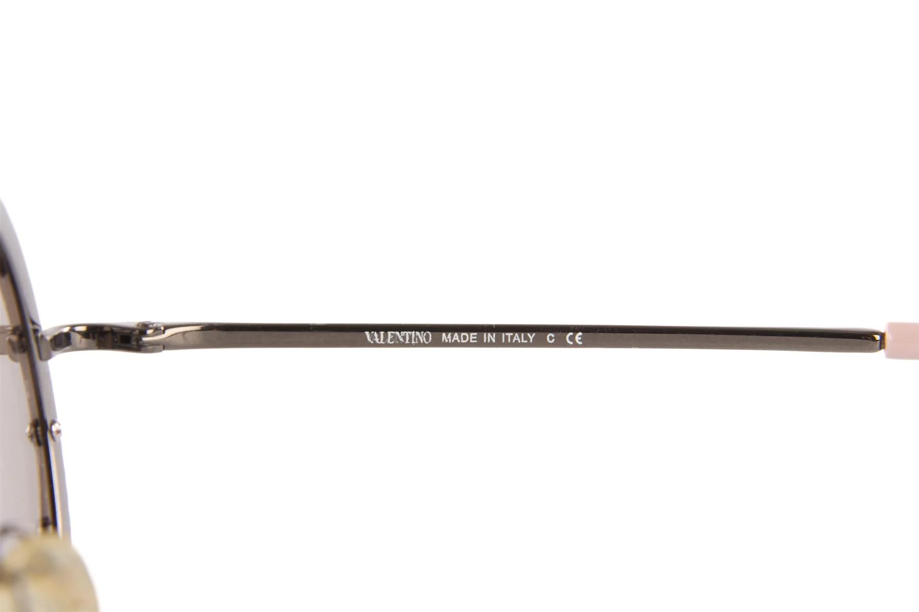 VALENTINO SILVER ROUND FRAME METAL SUNGLASSES - Image 7