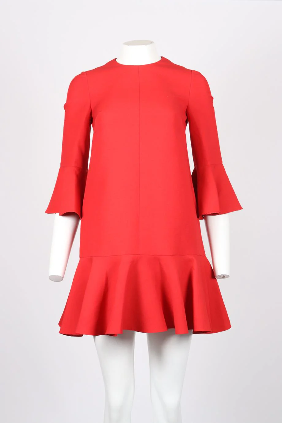 VALENTINO WOOL AND SILK BLEND MINI DRESS IT 38 UK 6 - Image 2