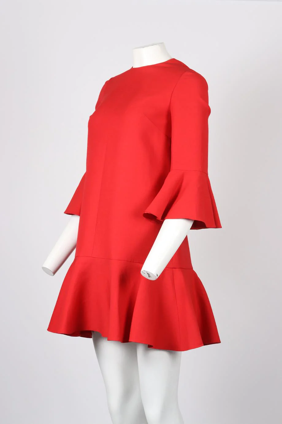 VALENTINO WOOL AND SILK BLEND MINI DRESS IT 38 UK 6 - Image 3