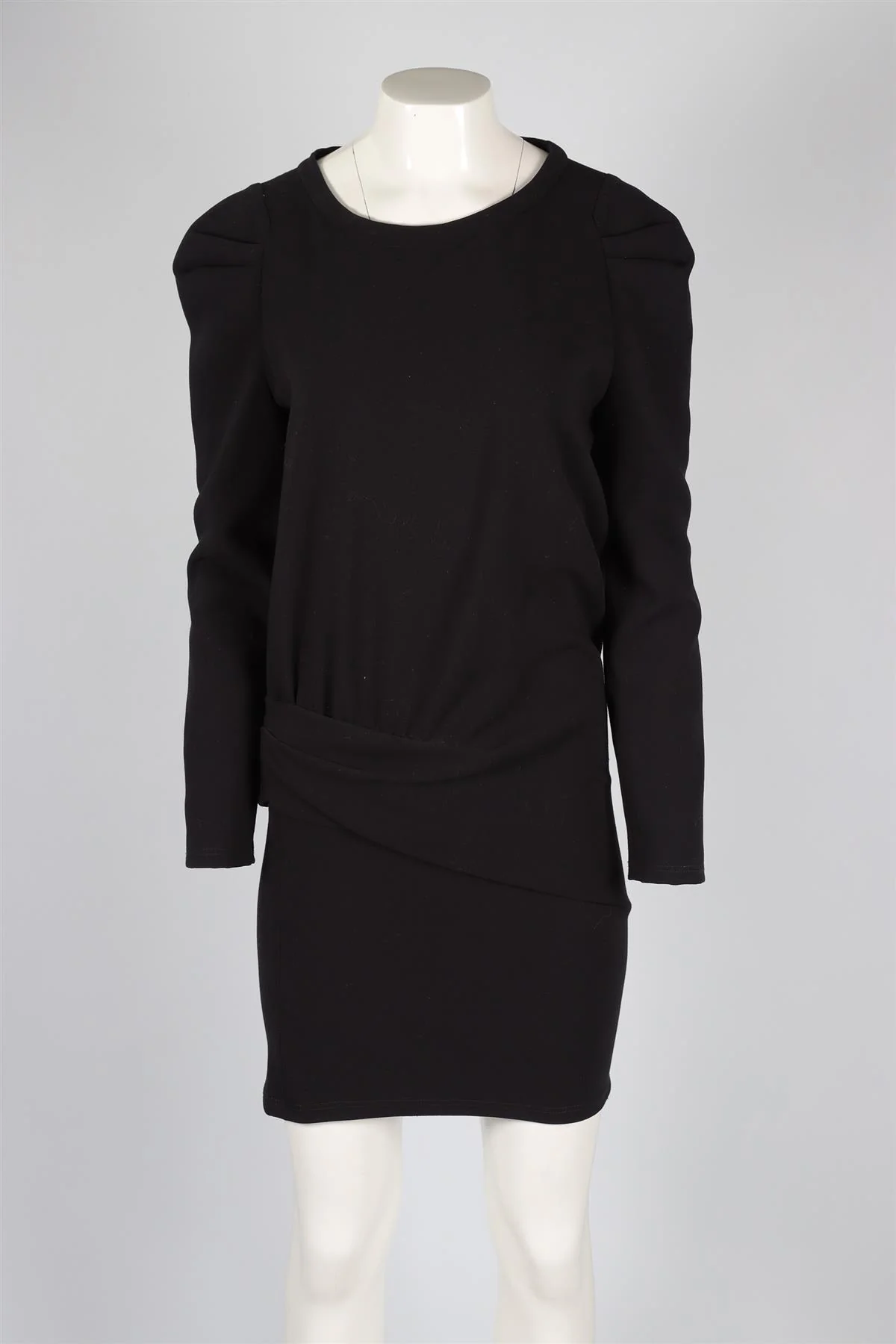 VANESSA BRUNO BLACK COTTON DRESS UK 10 - Image 2