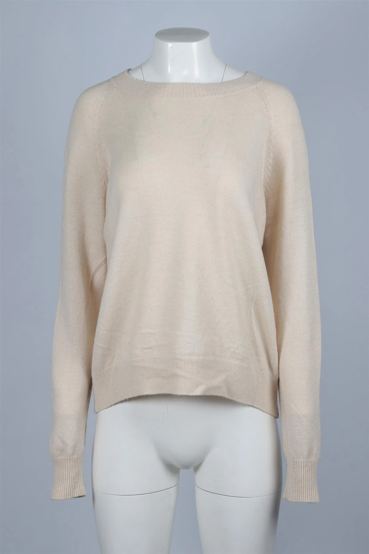 VANESSA BRUNO CREAM CASHMERE SWEATER LARGE - Image 2