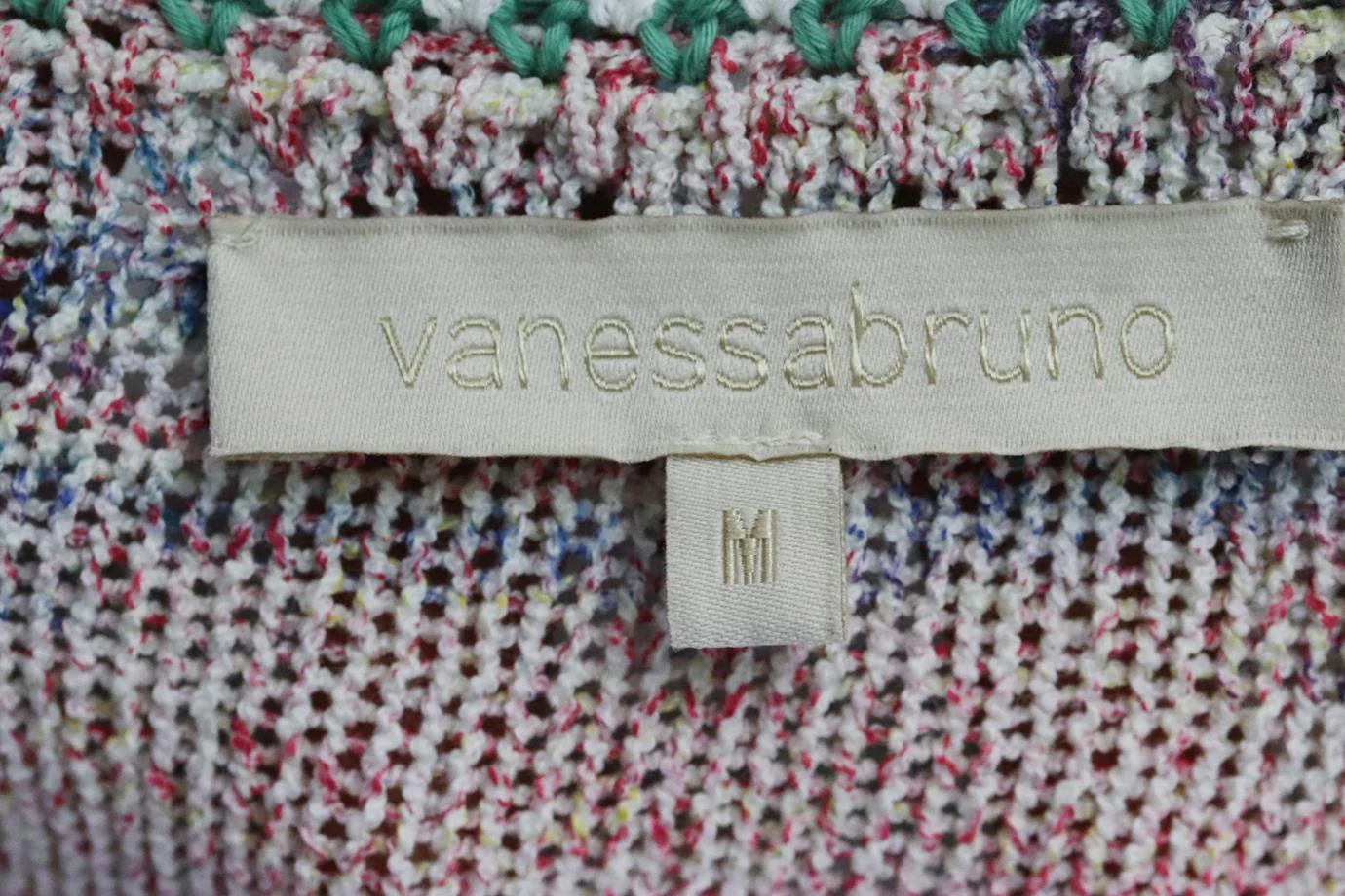 VANESSA BRUNO MÉLANGE KNITTED SWEATER MEDIUM - Image 5
