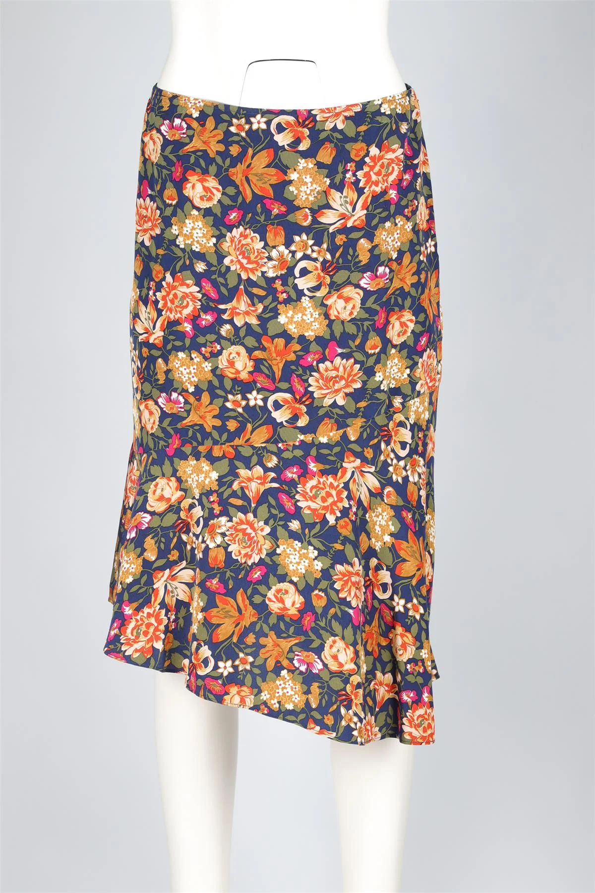 VANESSA BRUNO MULTI SILK SKIRT FR 38 UK 10 - Image 2