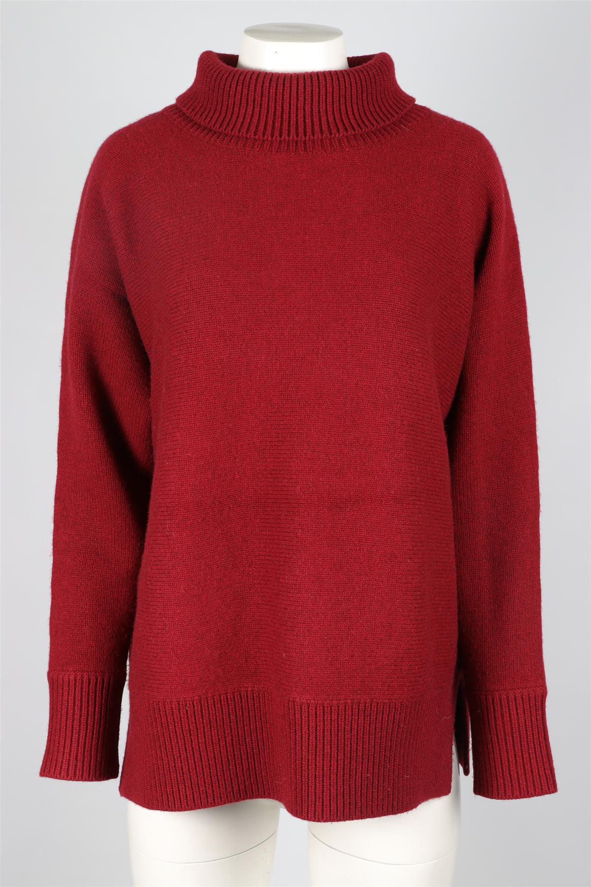 VANESSA BRUNO RED WOOL SWEATER MEDIUM - Image 2