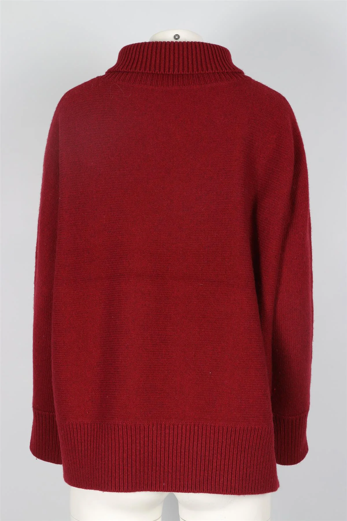 VANESSA BRUNO RED WOOL SWEATER MEDIUM - Image 4