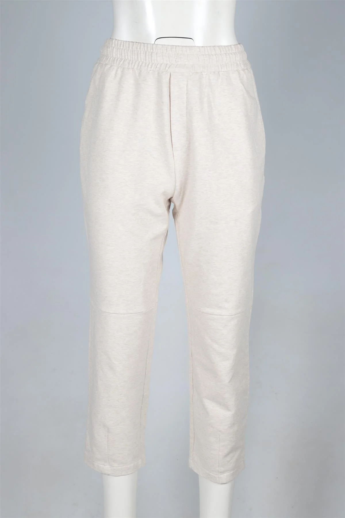 VARLEY BEIGE COTTON TRACK PANTS SMALL - Image 2