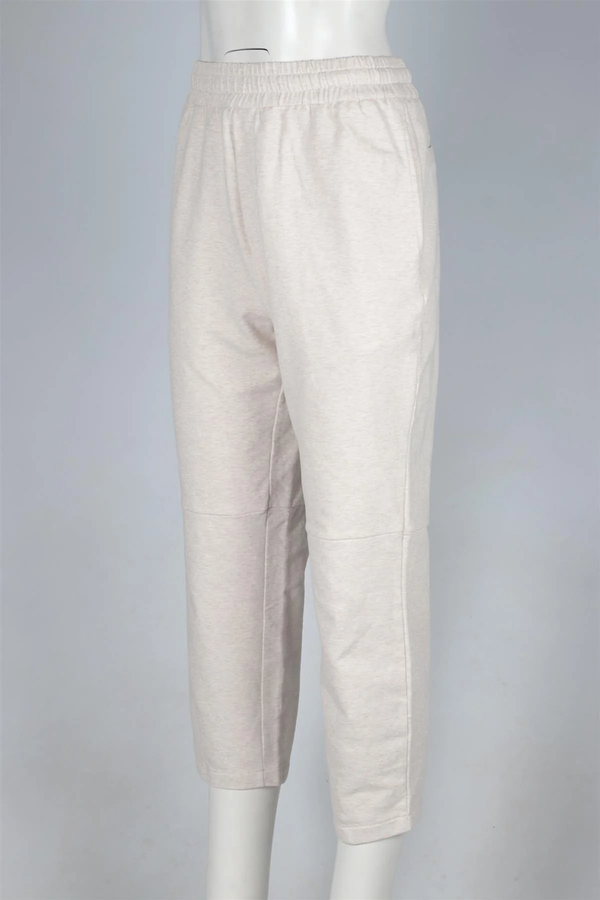 VARLEY BEIGE COTTON TRACK PANTS SMALL - Image 3