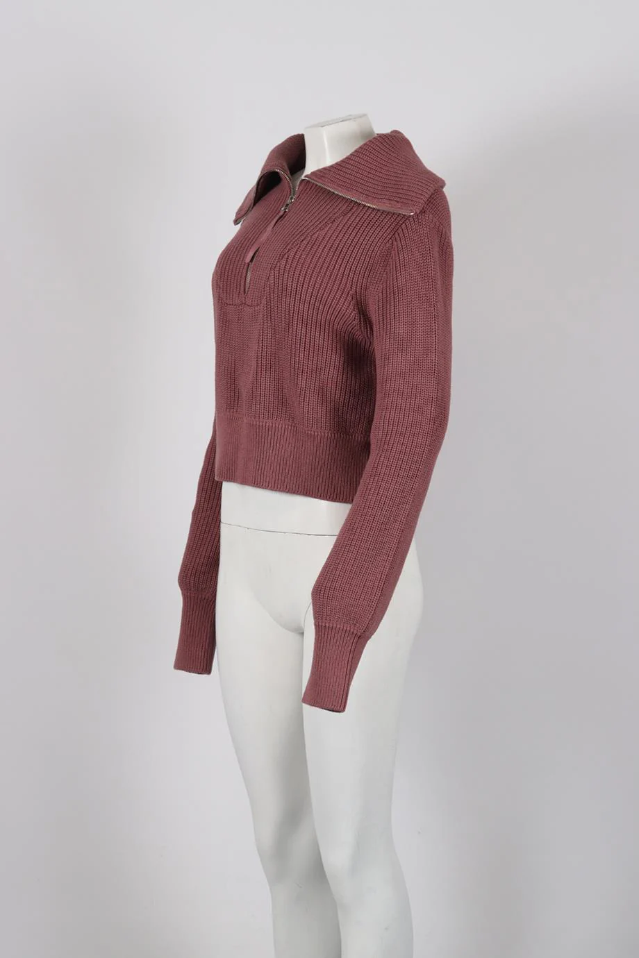 VARLEY RIBBED COTTON SWEATER SMALL - Image 3
