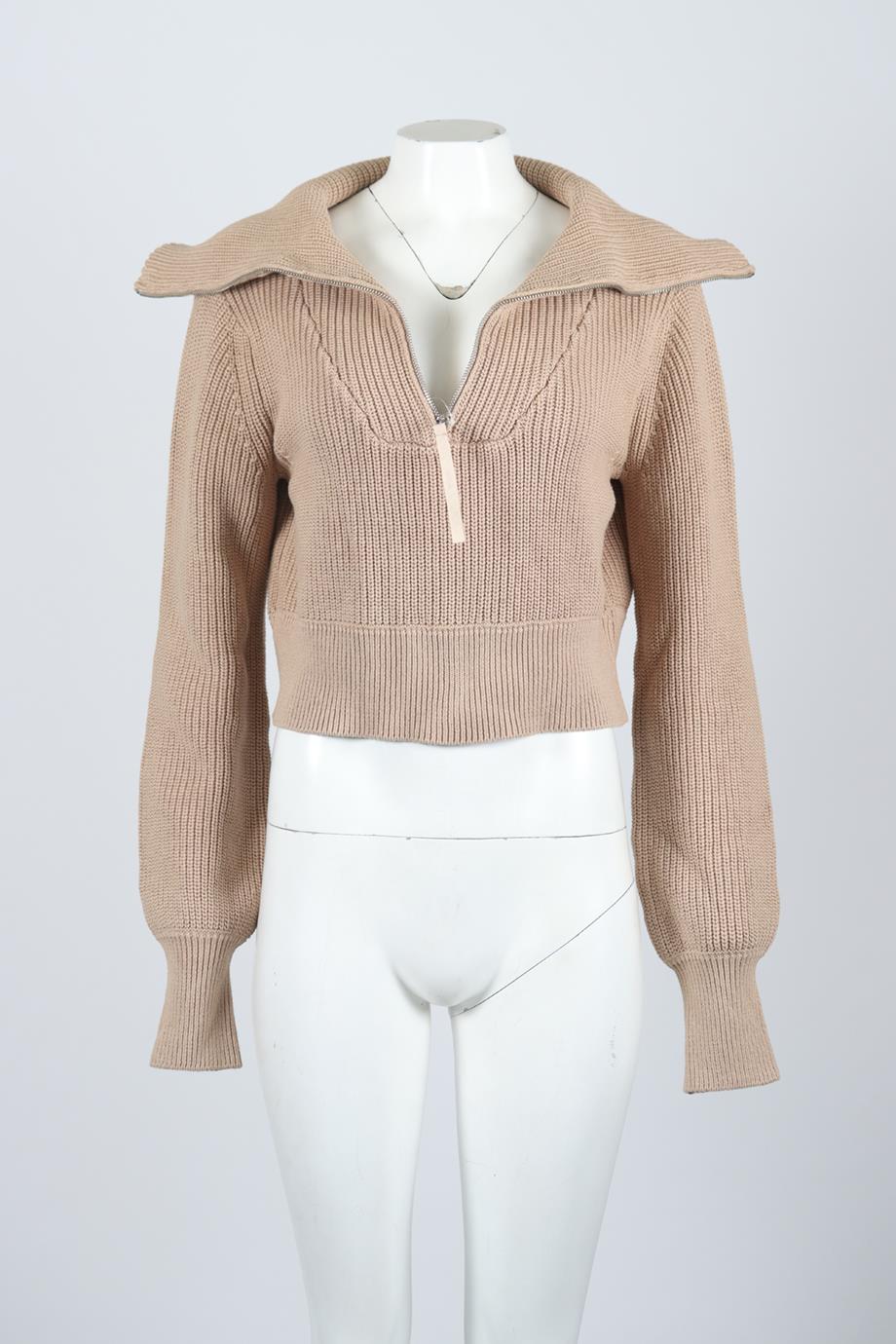 VARLEY RIBBED COTTON SWEATER SMALL - Image 2