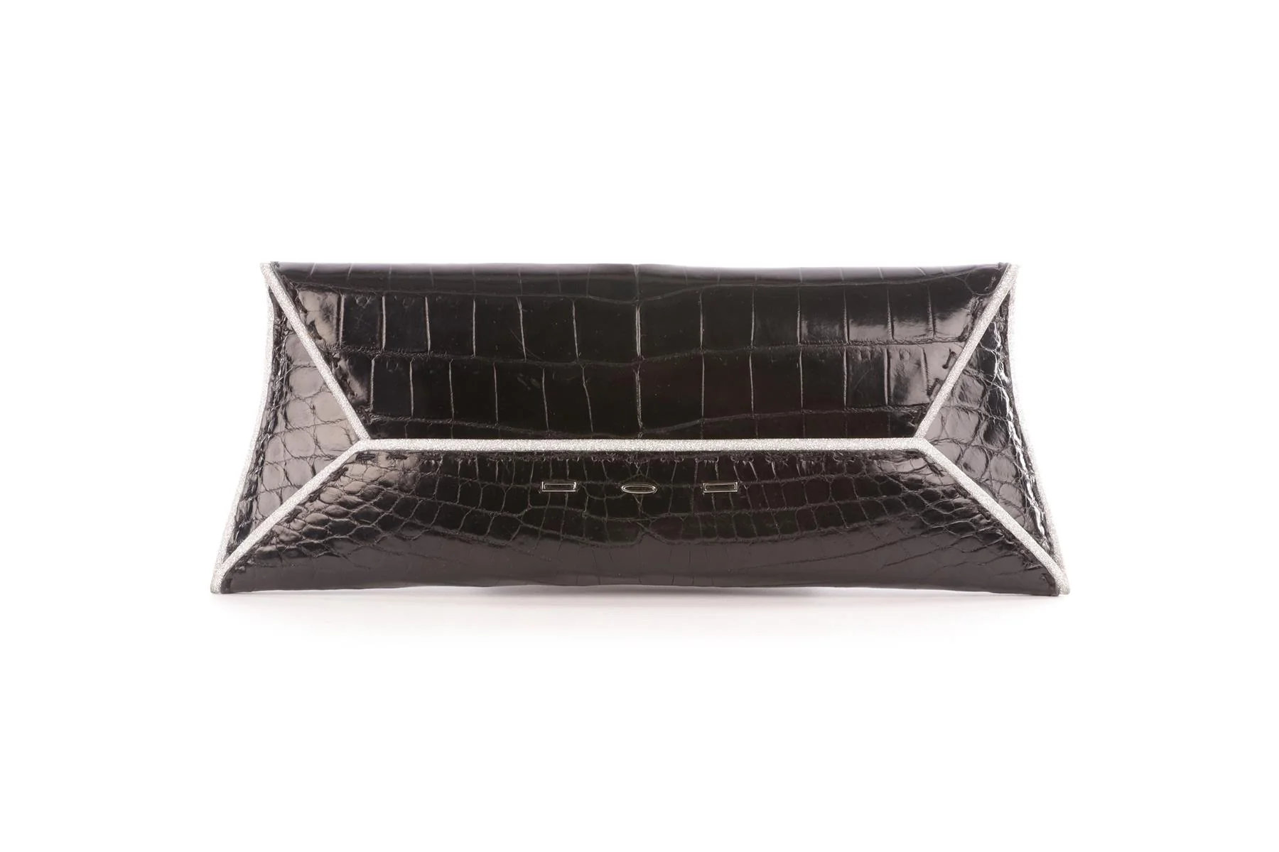 VBH BLACK CROCODILE CLUTCH - Image 2