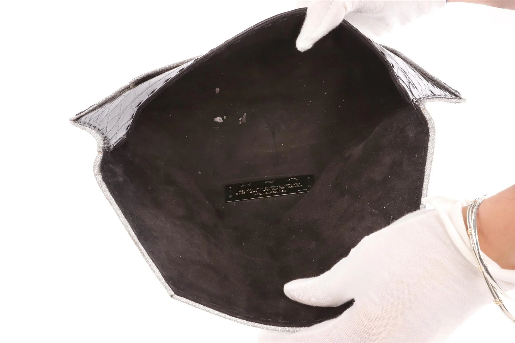 VBH BLACK CROCODILE CLUTCH - Image 9