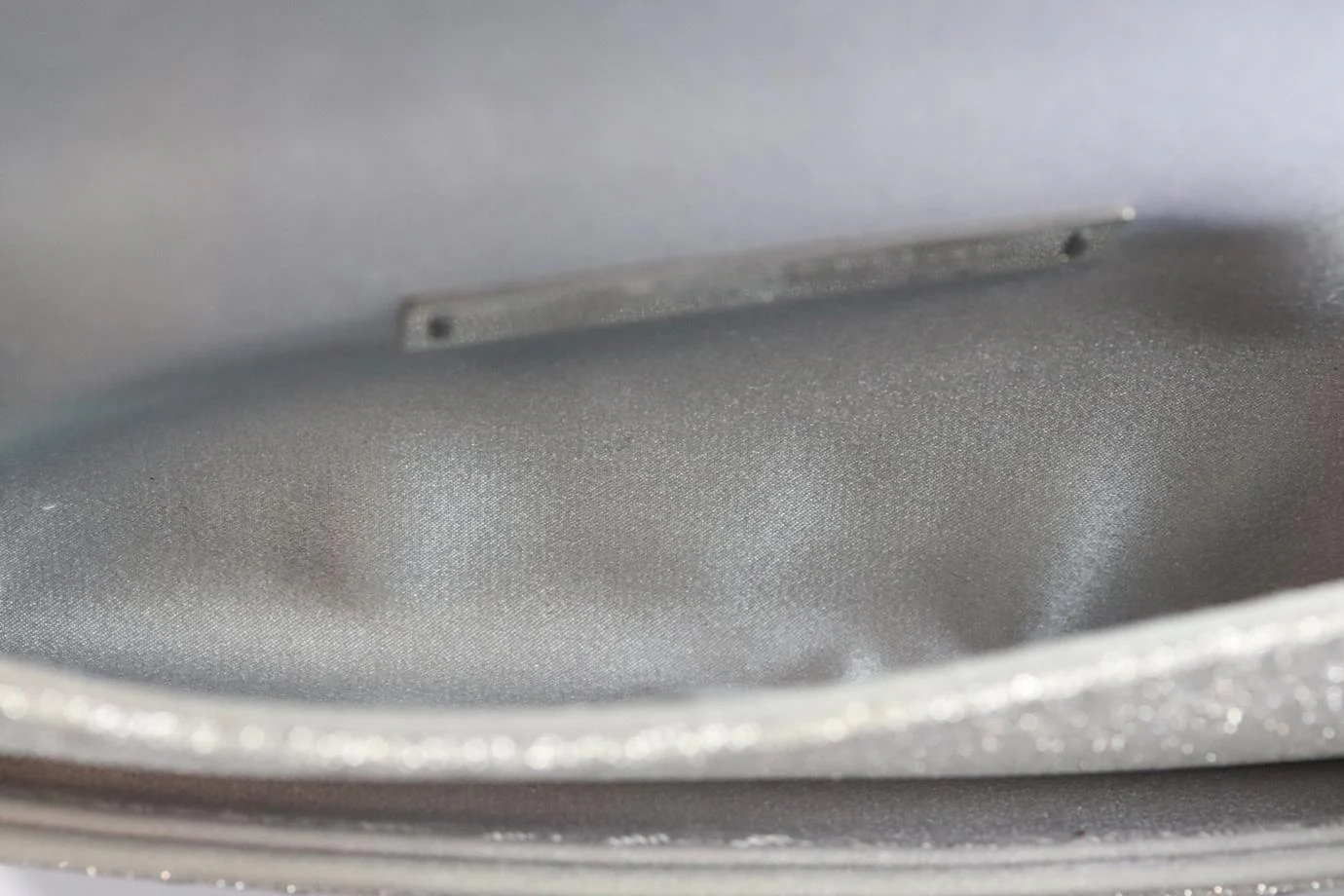 VBH SATIN TRIMMED GLITTERED FAUX LEATHER CLUTCH - Image 7