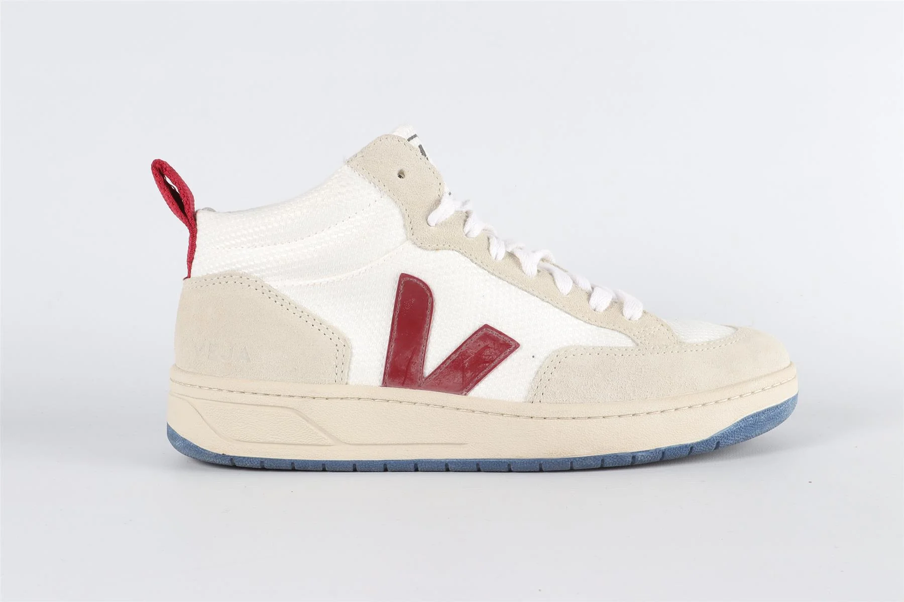 VEJA WHITE SUEDE SNEAKERS EU 38, UK 5, US 7 - Image 2
