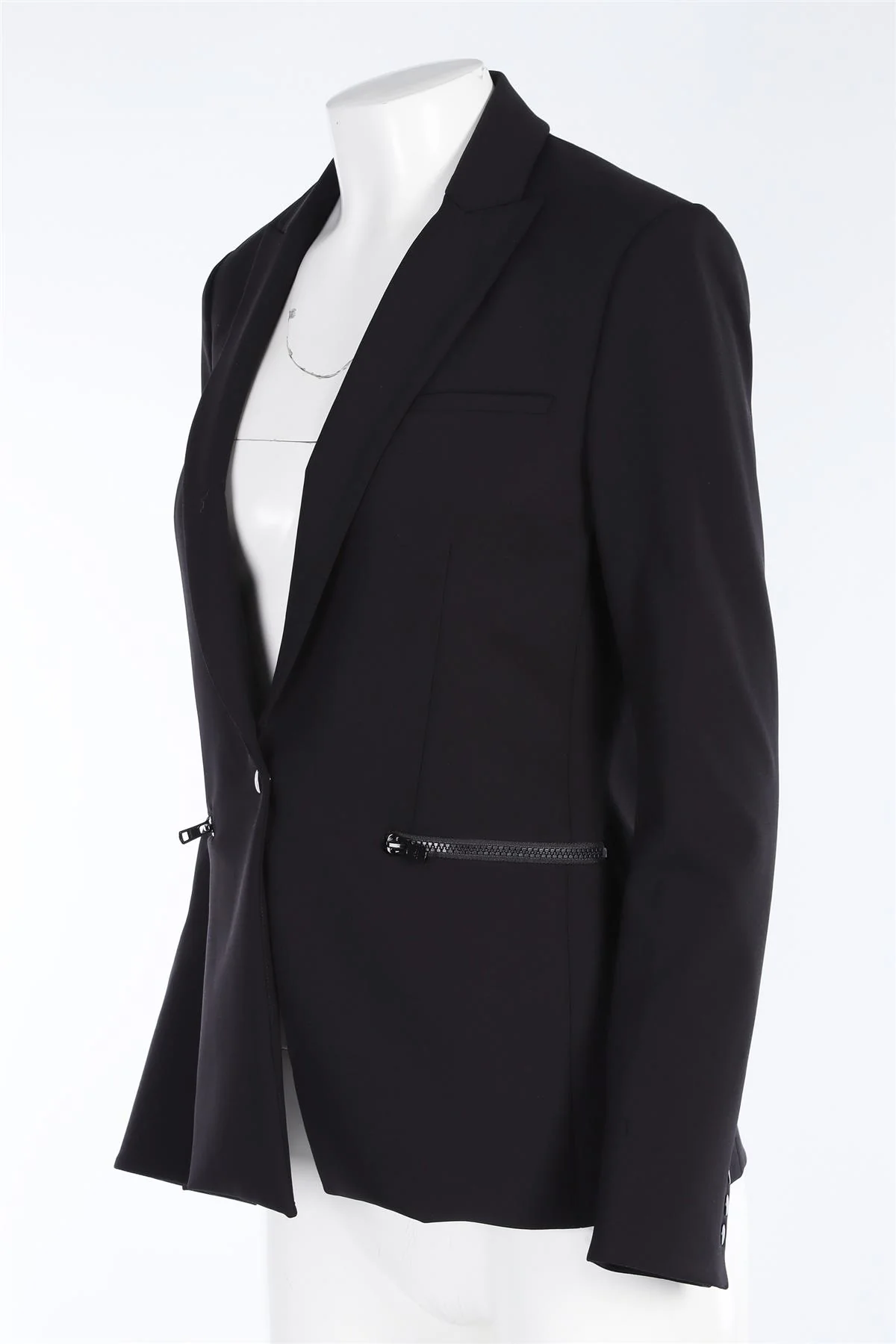 VERONICA BEARD BLACK JERSEY BLAZER US 6 UK 10 - Image 2