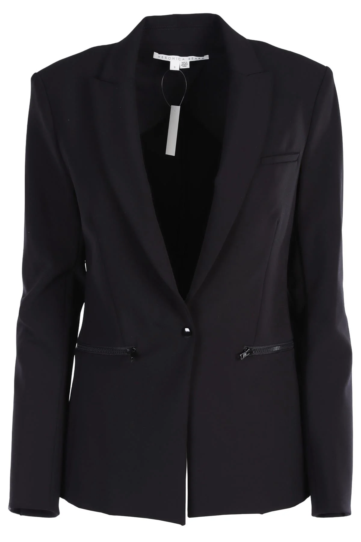 VERONICA BEARD BLACK JERSEY BLAZER US 6 UK 10 - Image 4