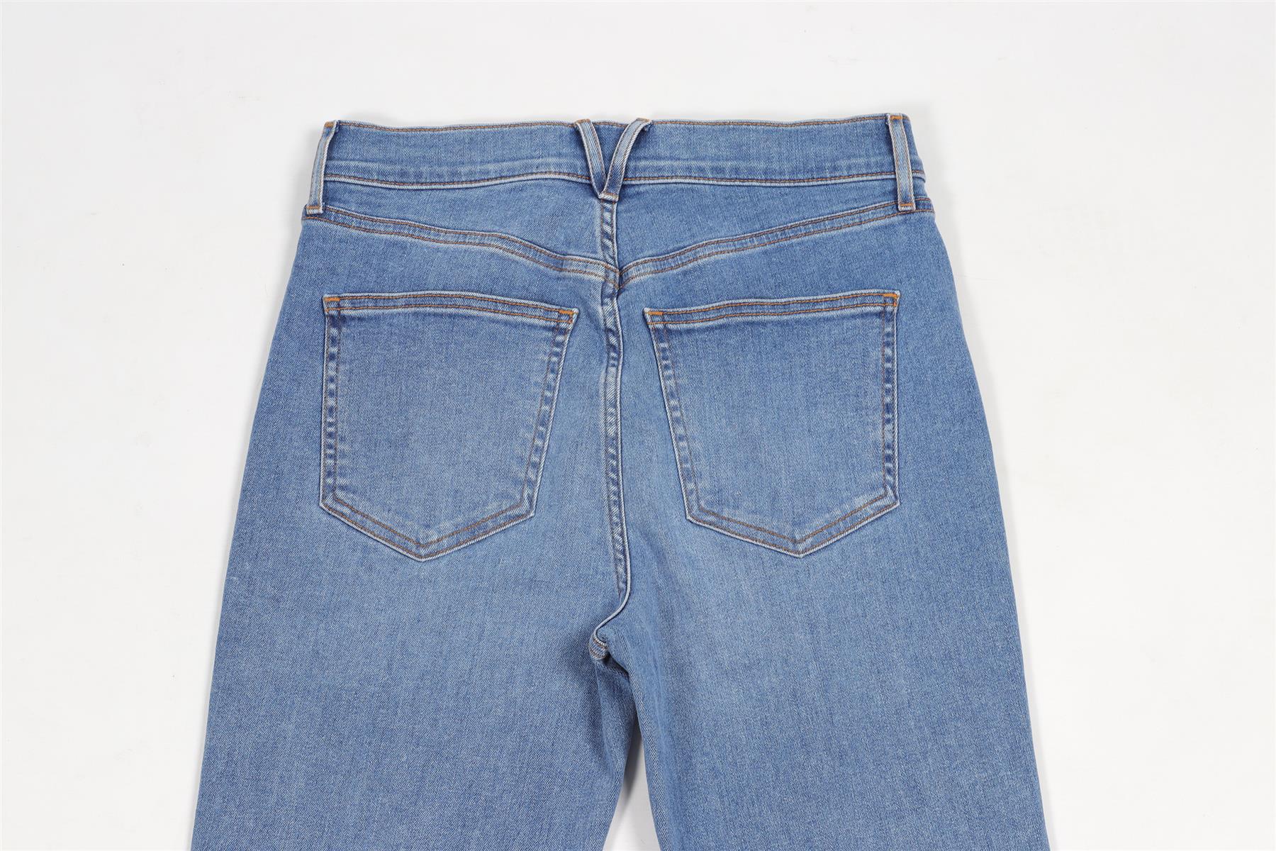 VERONICA BEARD BLUE HIGH RISE FLARED JEANS W28 UK 10 - Image 5