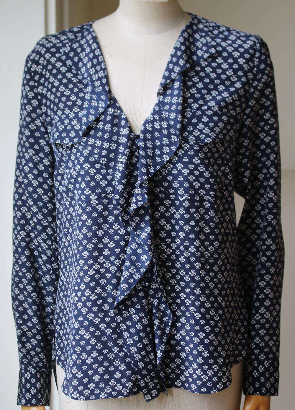 VERONICA BEARD HART BUTTON DOWN TOP US 6 UK 10 - Image 2