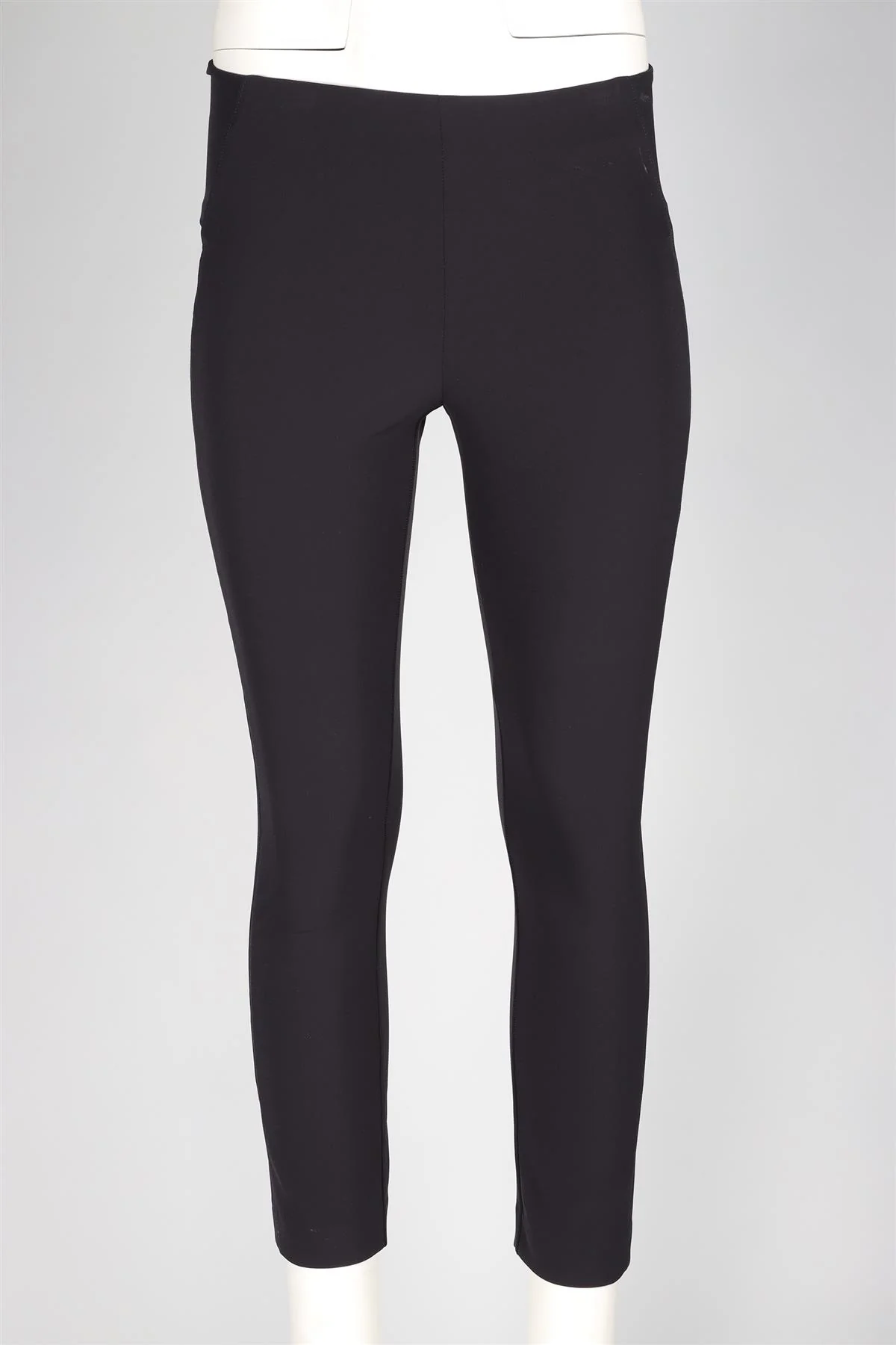 VERONICA BEARD NAVY CREPE SKINNY PANTS US 6 UK 10 - Image 2