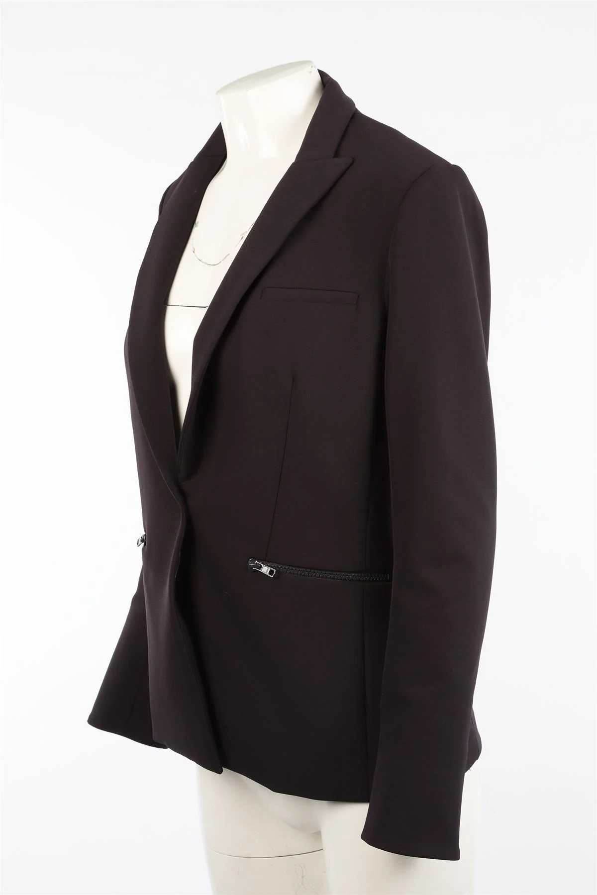 VERONICA BEARD NAVY JERSEY BLAZER US 6 UK 10 - Image 2
