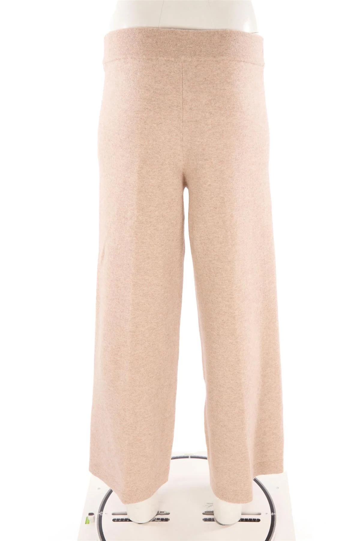 VERONICA BEIGE CASHMERE PANTS MEDIUM - Image 4