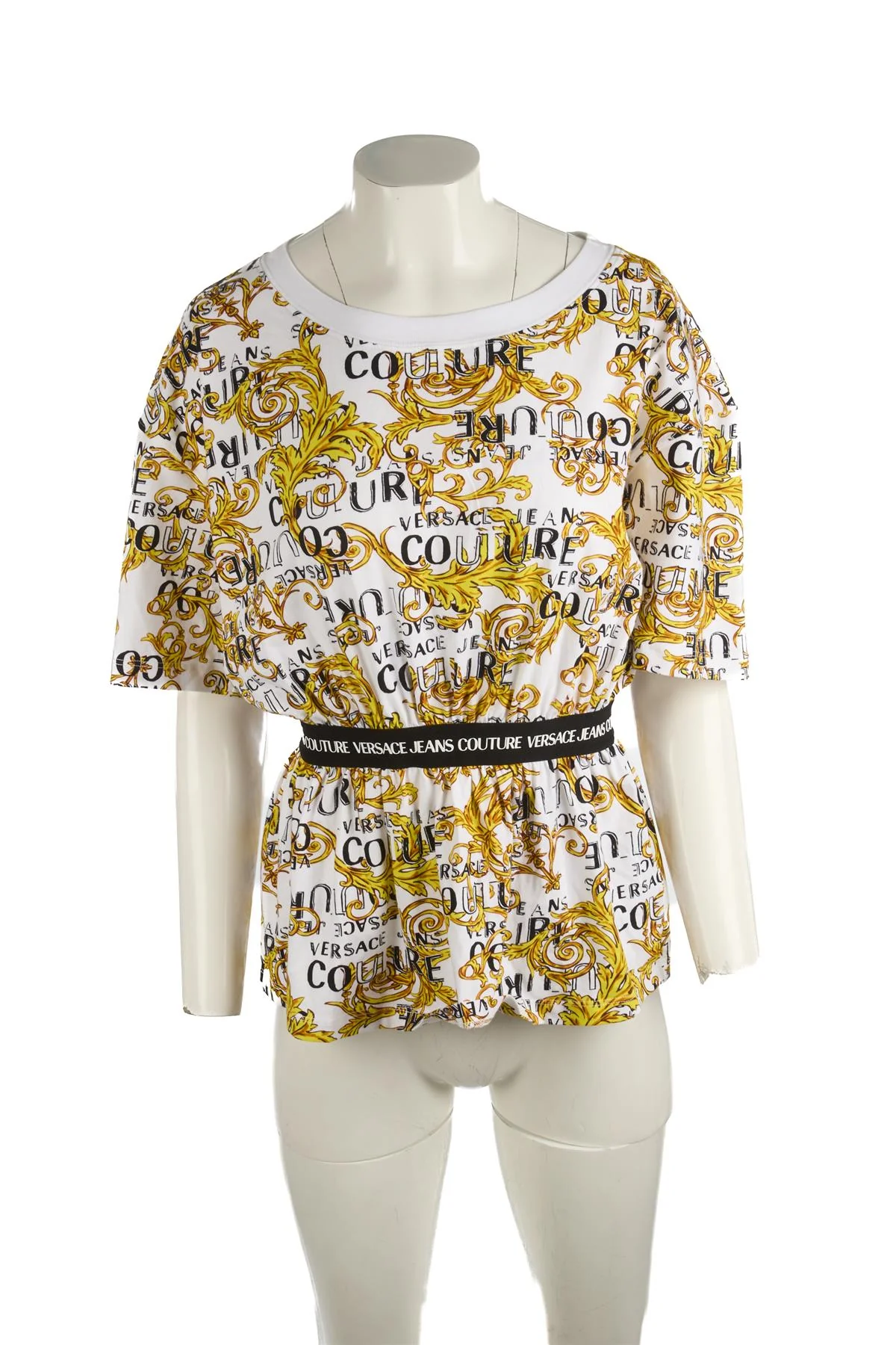 VERSACE JEANS COUTURE MULTI COTTON TOP MEDIUM - Image 2