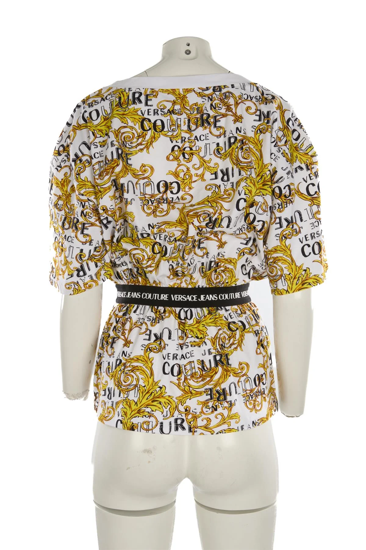 VERSACE JEANS COUTURE MULTI COTTON TOP MEDIUM - Image 4