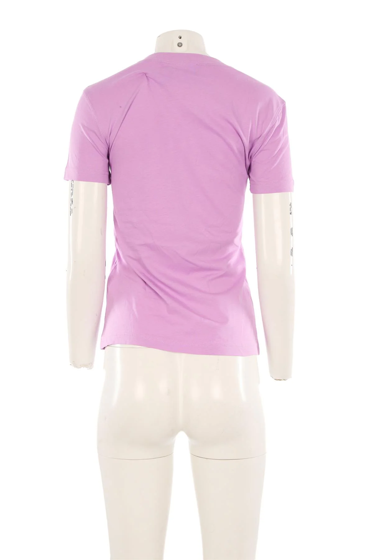 VERSACE JEANS COUTURE PURPLE COTTON T-SHIRT MEDIUM - Image 4